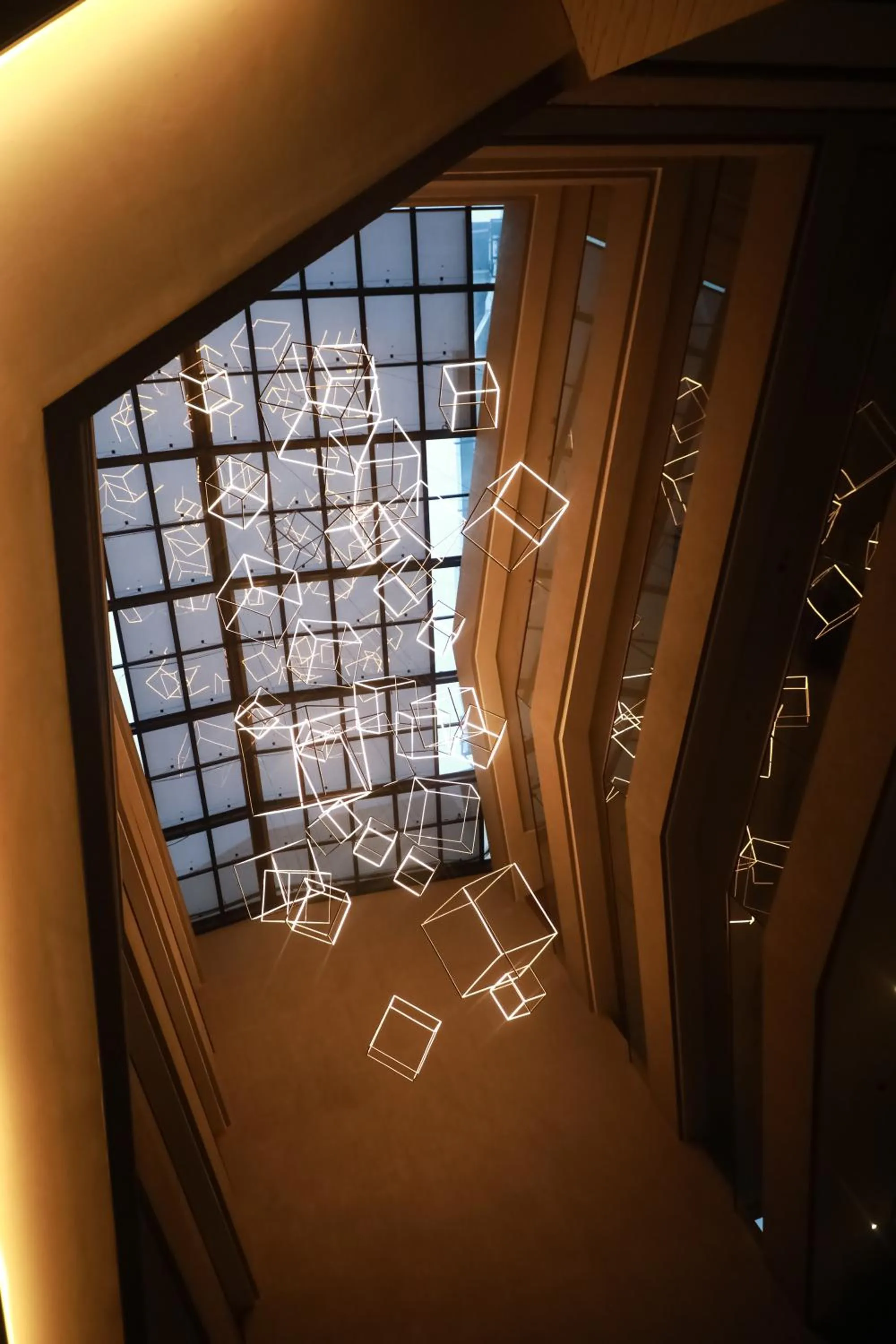 Text overlay in Aria Resort & Spa