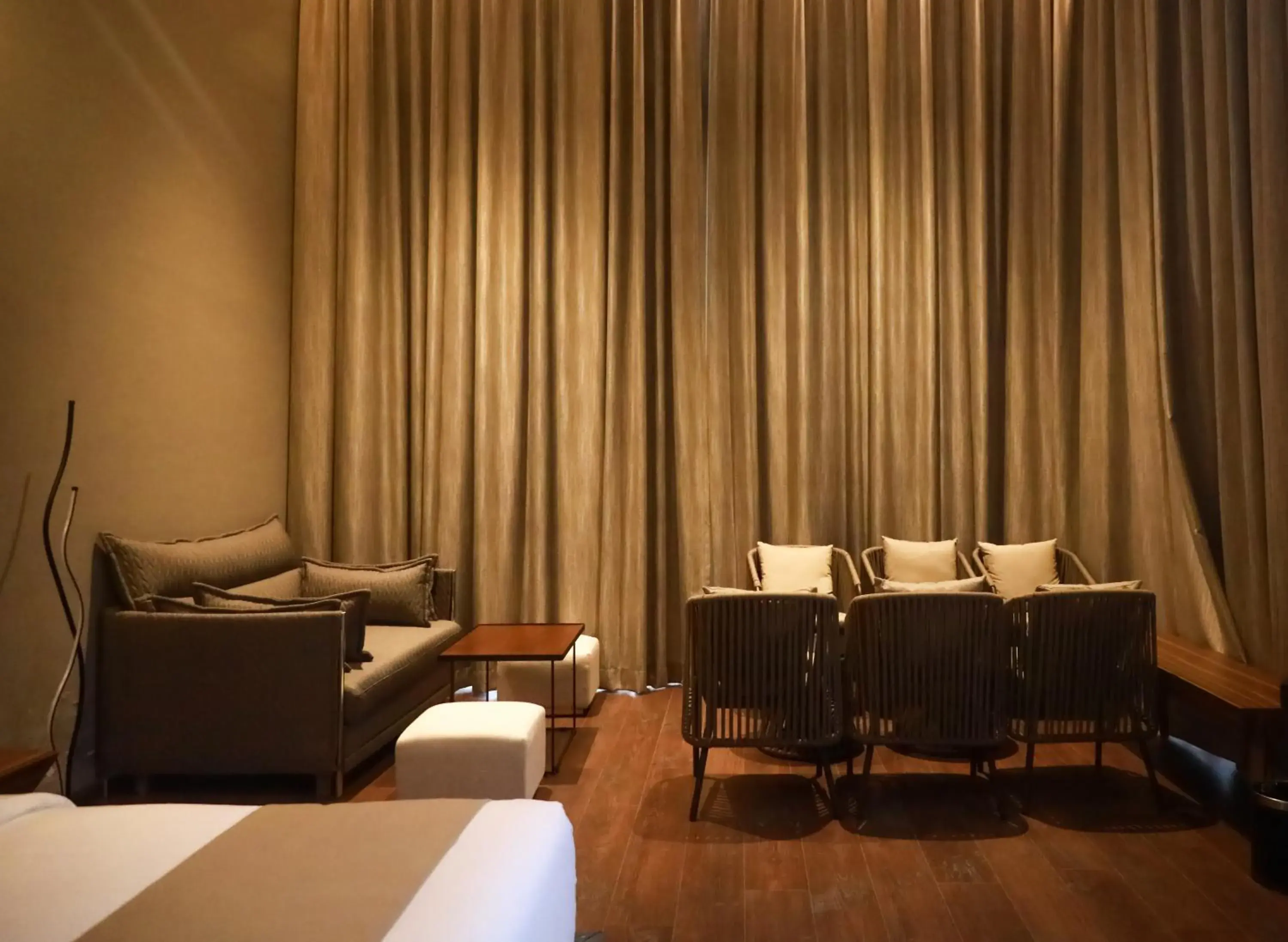 Seating area, Bed in Aria Resort & Spa Seating area, Bed in Aria Resort & Spa