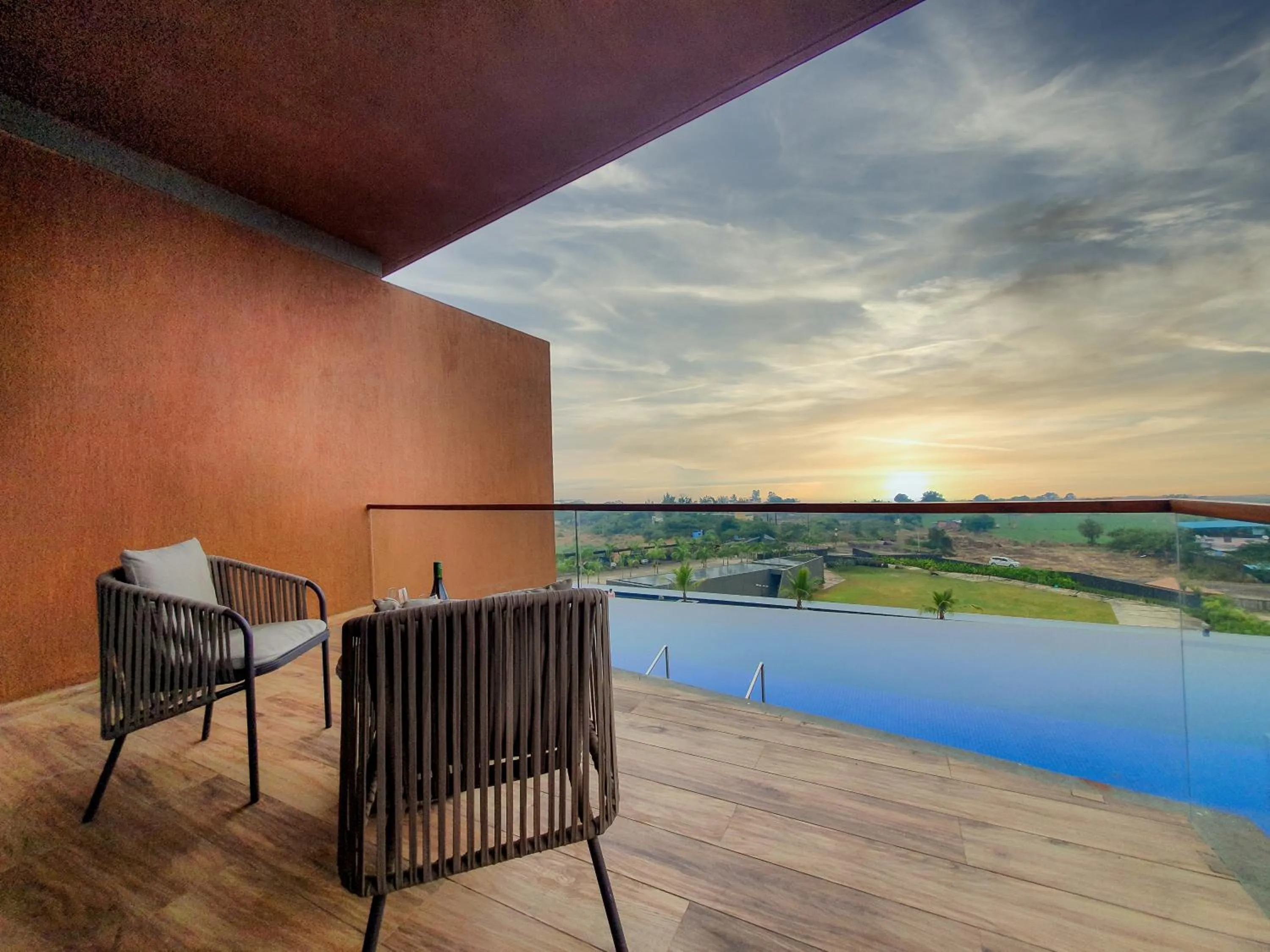 Balcony/Terrace in Aria Resort & Spa