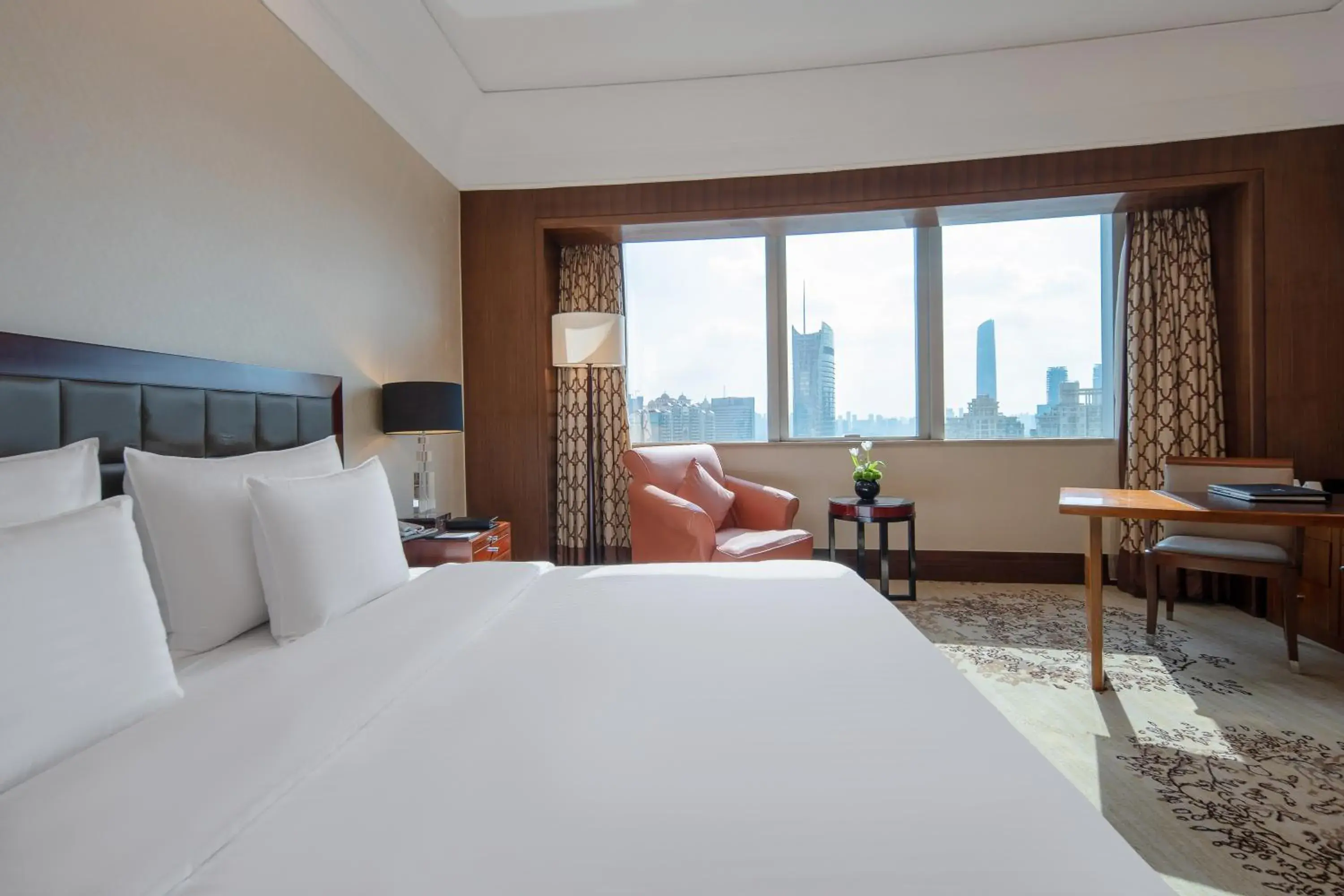 Bed in Wuhan Jin Jiang International Hotel Bed in Wuhan Jin Jiang International Hotel