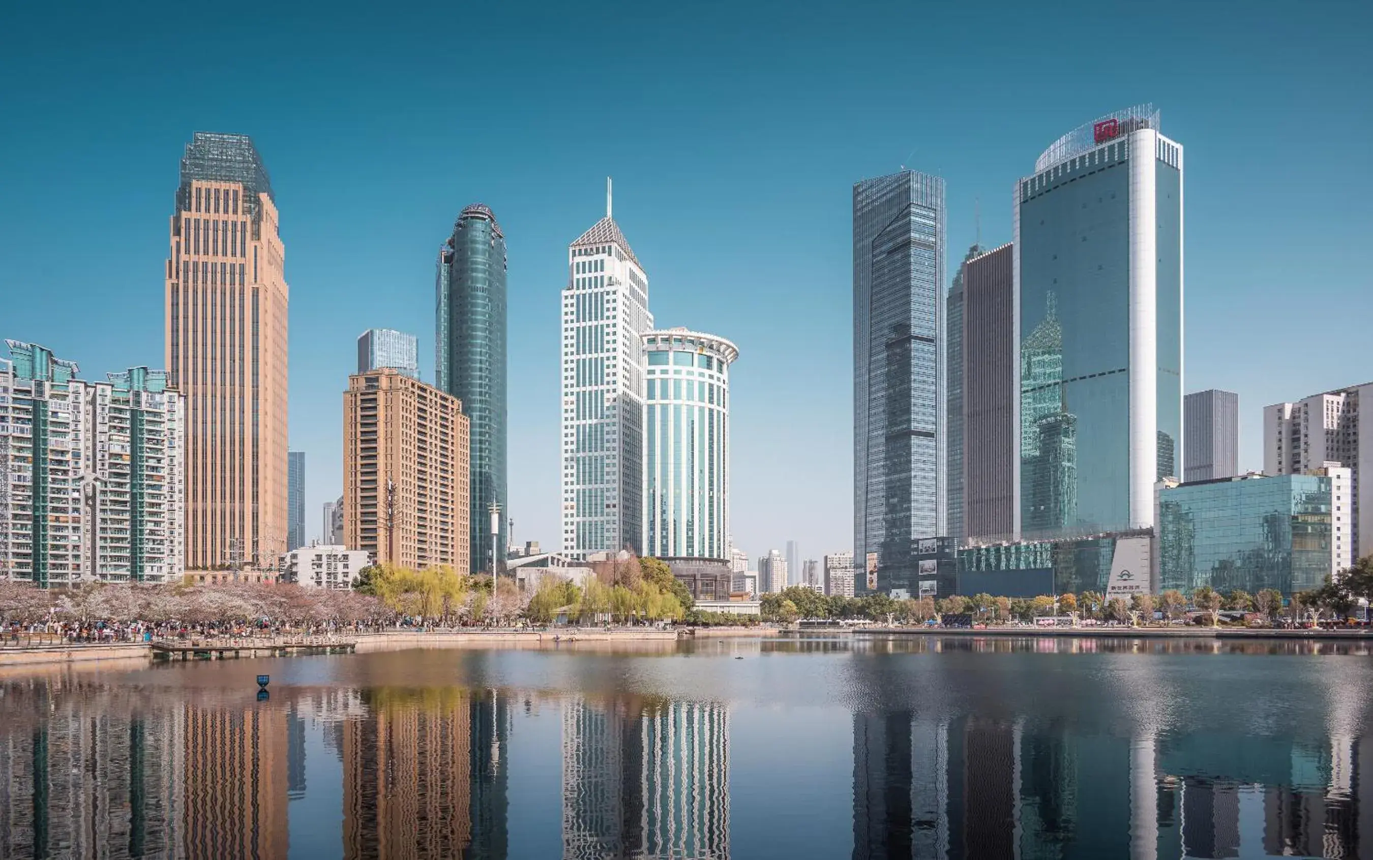 Property building in Wuhan Jin Jiang International Hotel Property building in Wuhan Jin Jiang International Hotel