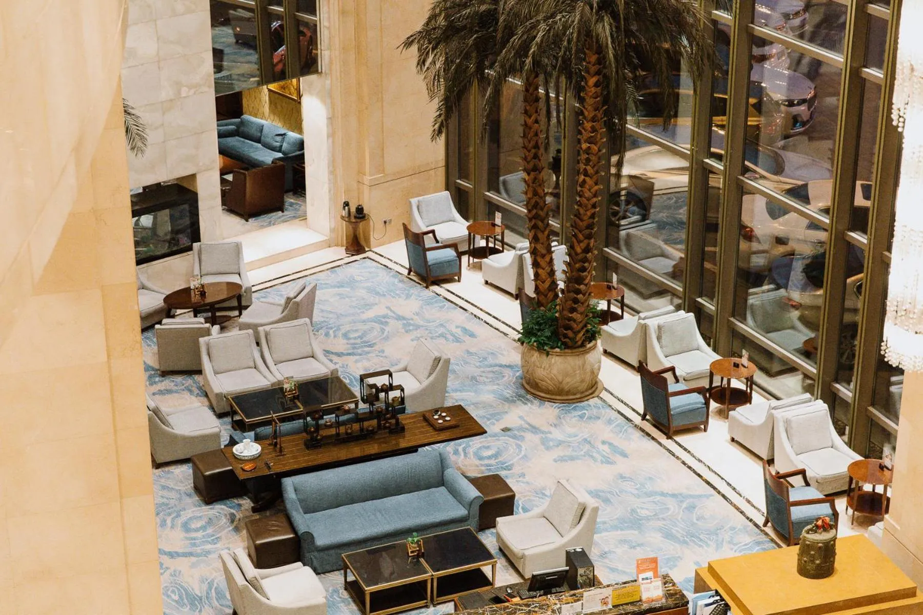 Seating area in Wuhan Jin Jiang International Hotel