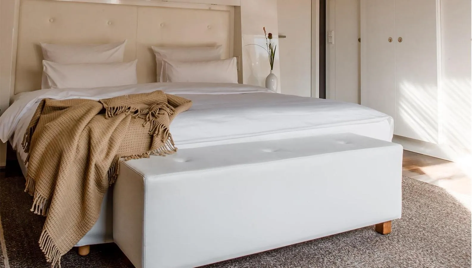 Bed in Hotel Gerbermühle