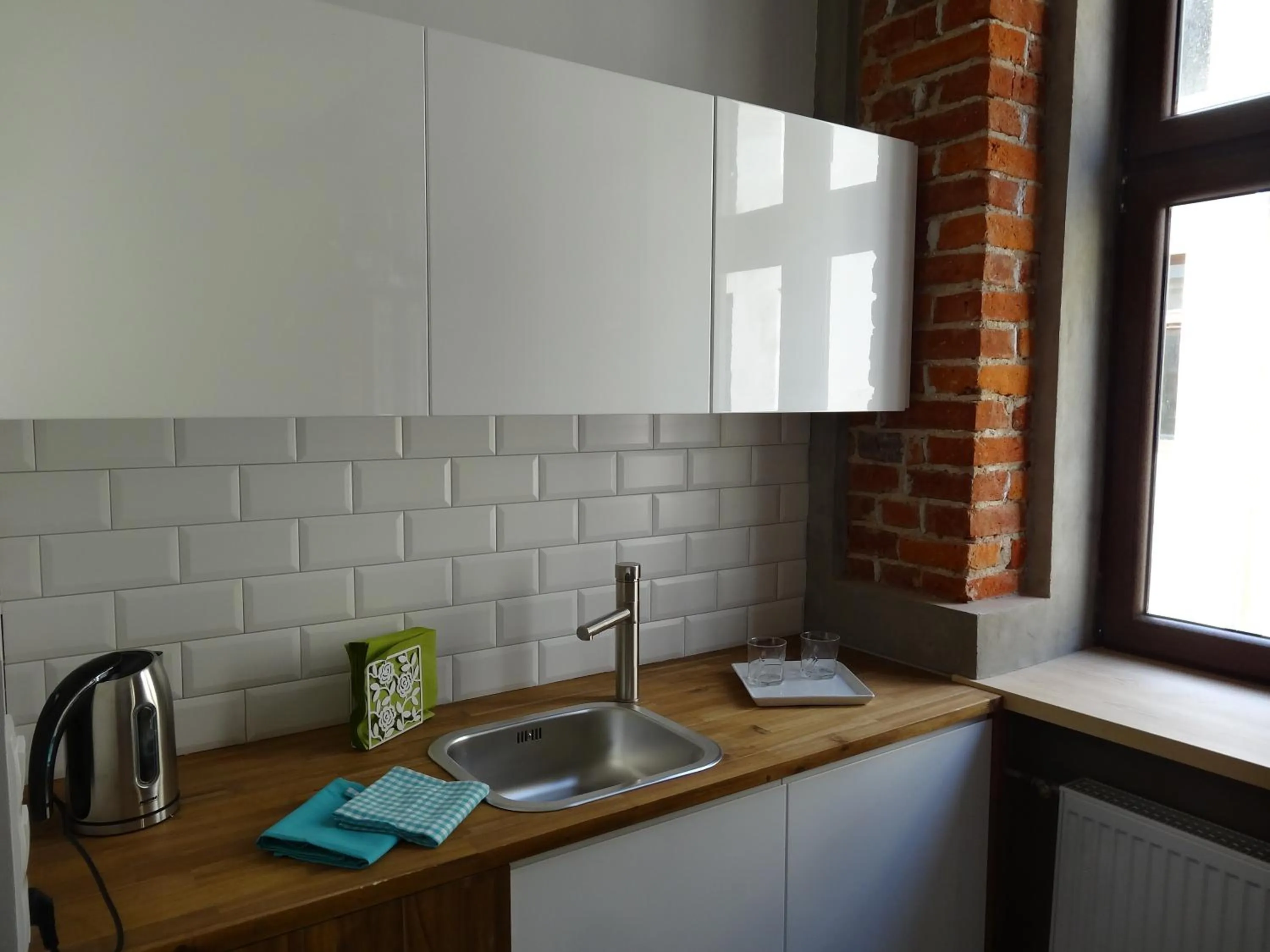 Kitchen or kitchenette in Good Time Aparthotel