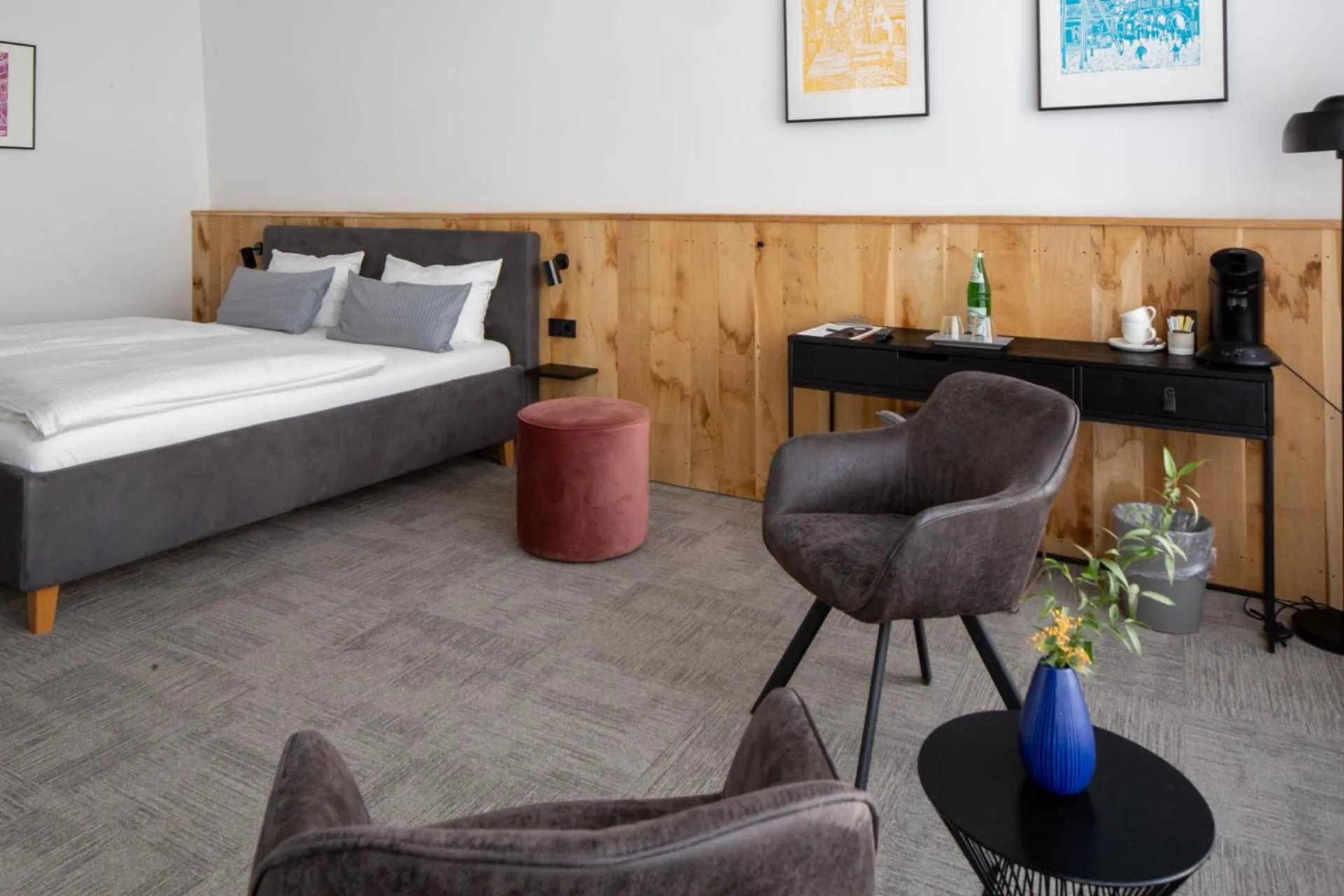 Bedroom, Bed in Wertschätzer Hotel - Krumme Str