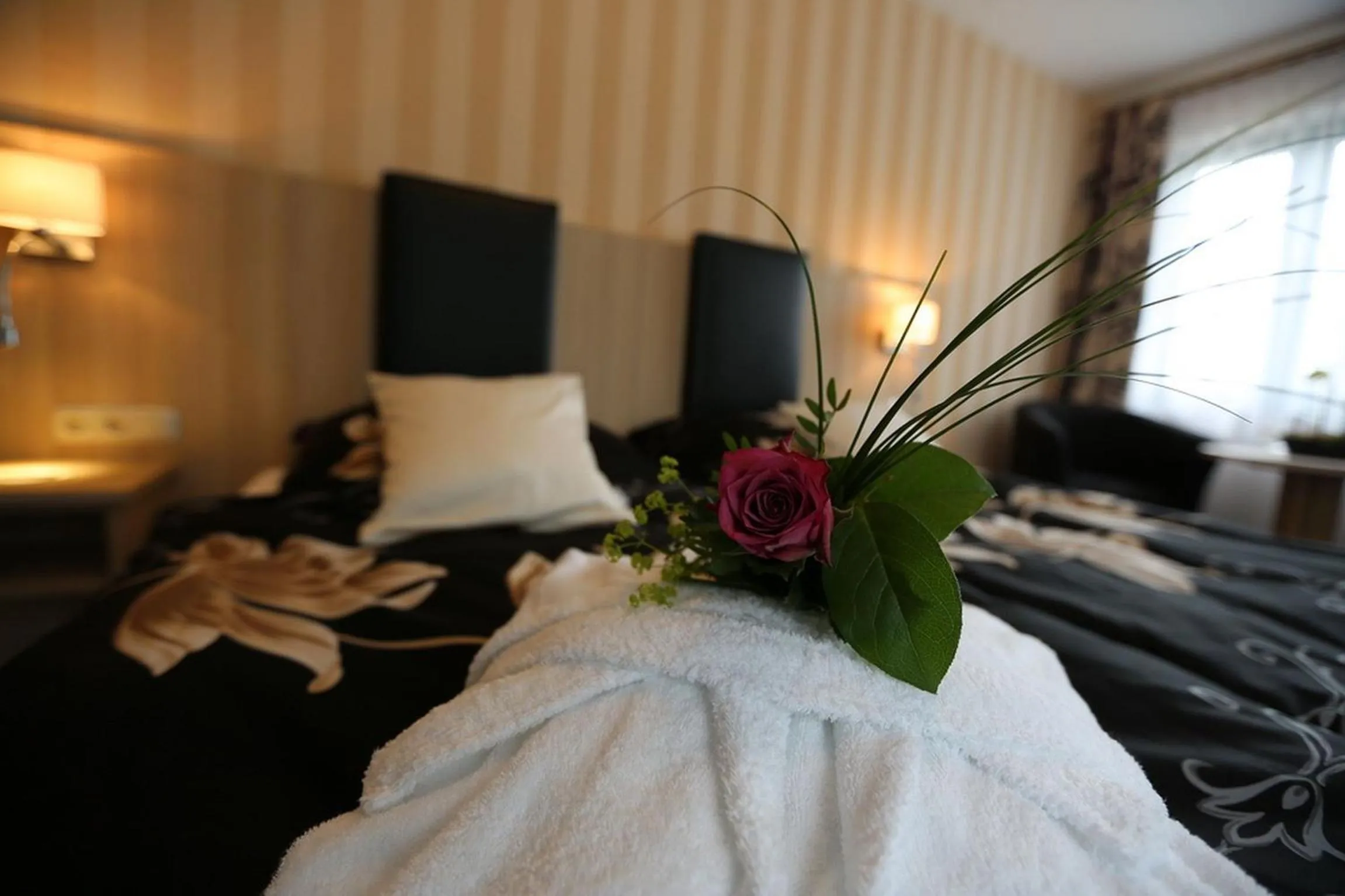 Photo of the whole room, Bed in Landhotel Villa Moritz garni