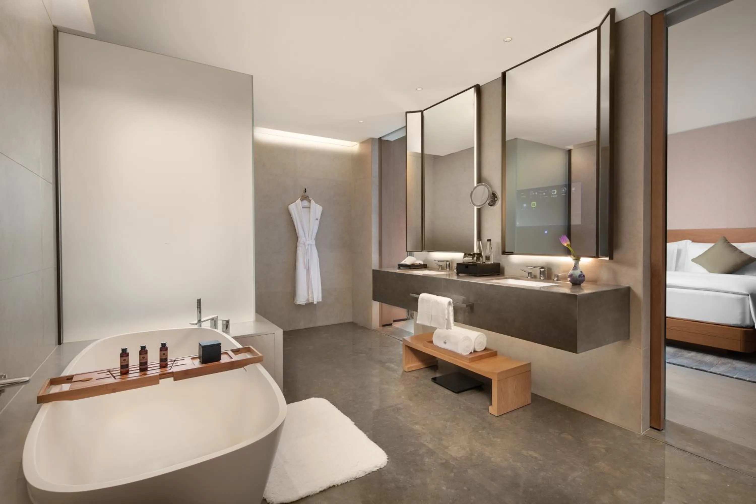 Bathroom in Grand WUJI Hotel, in The Unbound Collection by Hyatt