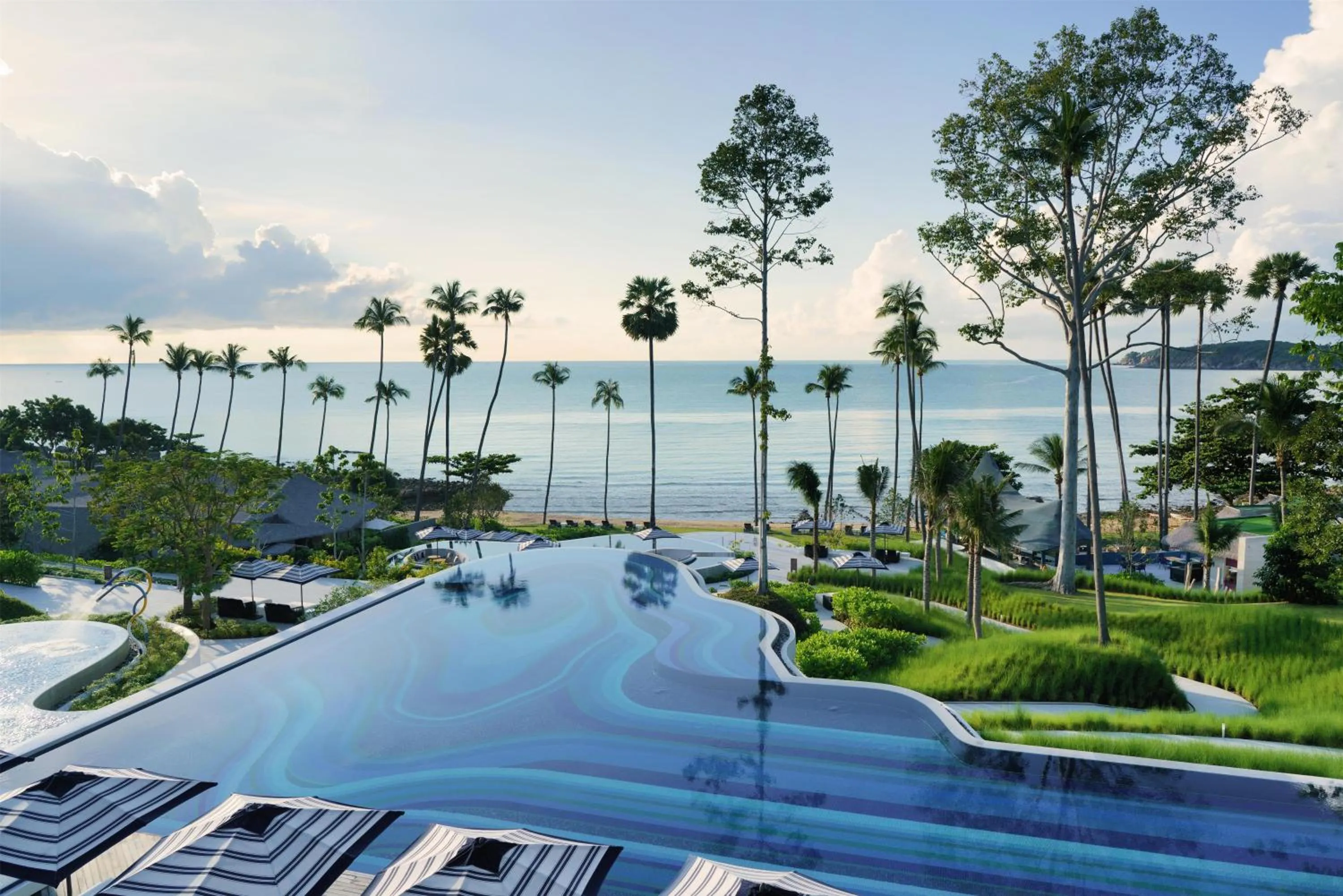 Swimming pool in Hyatt Regency Koh Samui