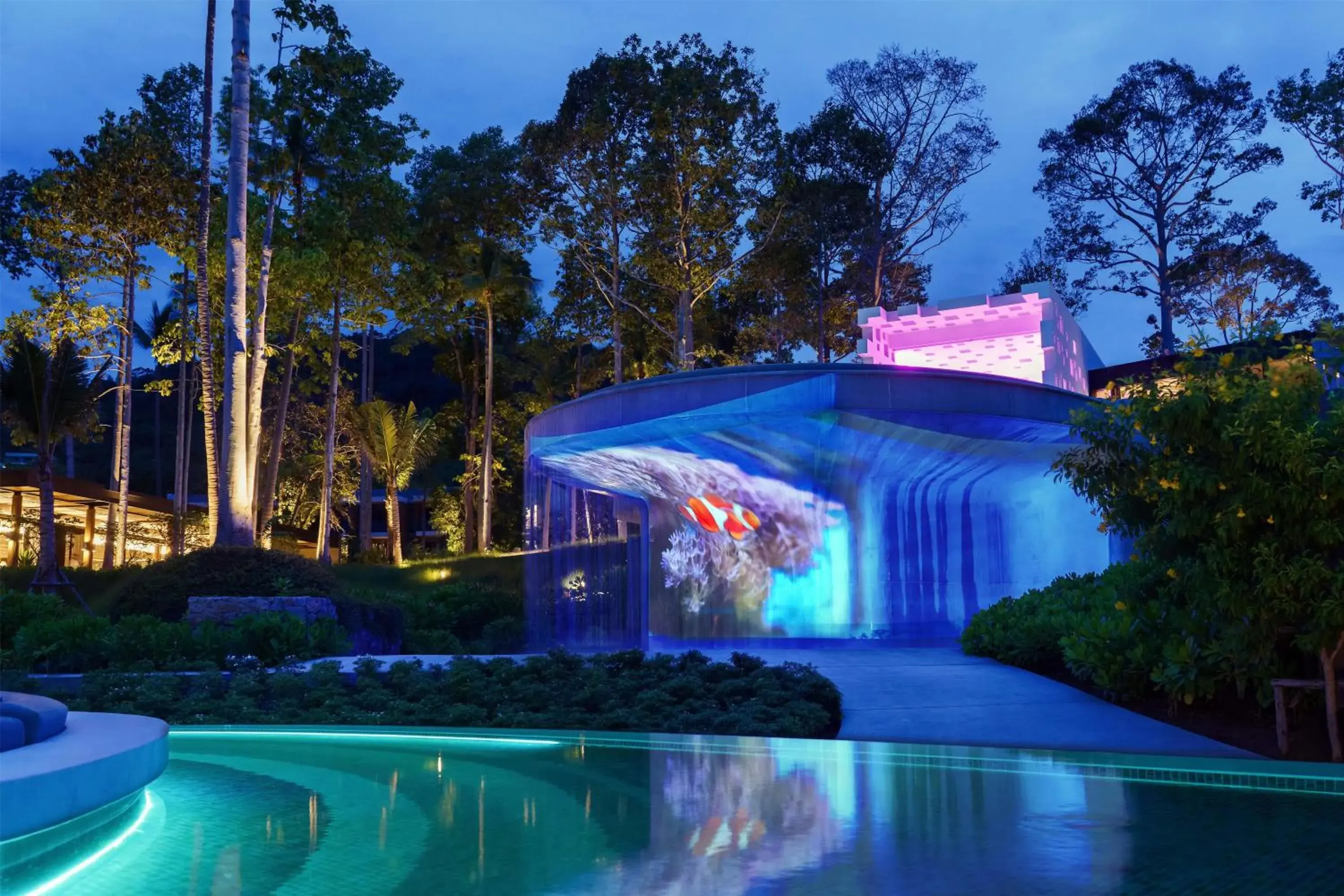 Swimming pool in Hyatt Regency Koh Samui Swimming pool in Hyatt Regency Koh Samui