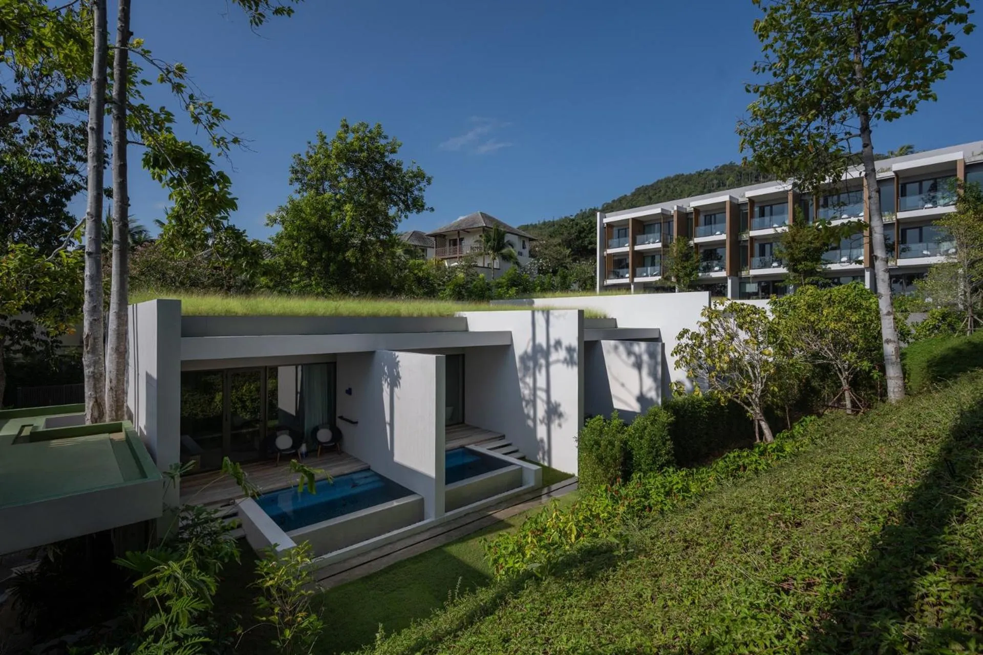 Garden view in Hyatt Regency Koh Samui