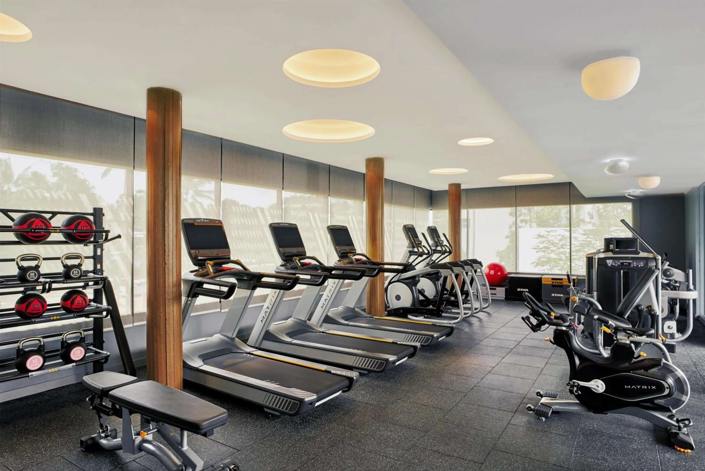 Fitness centre/facilities in Hyatt Regency Koh Samui