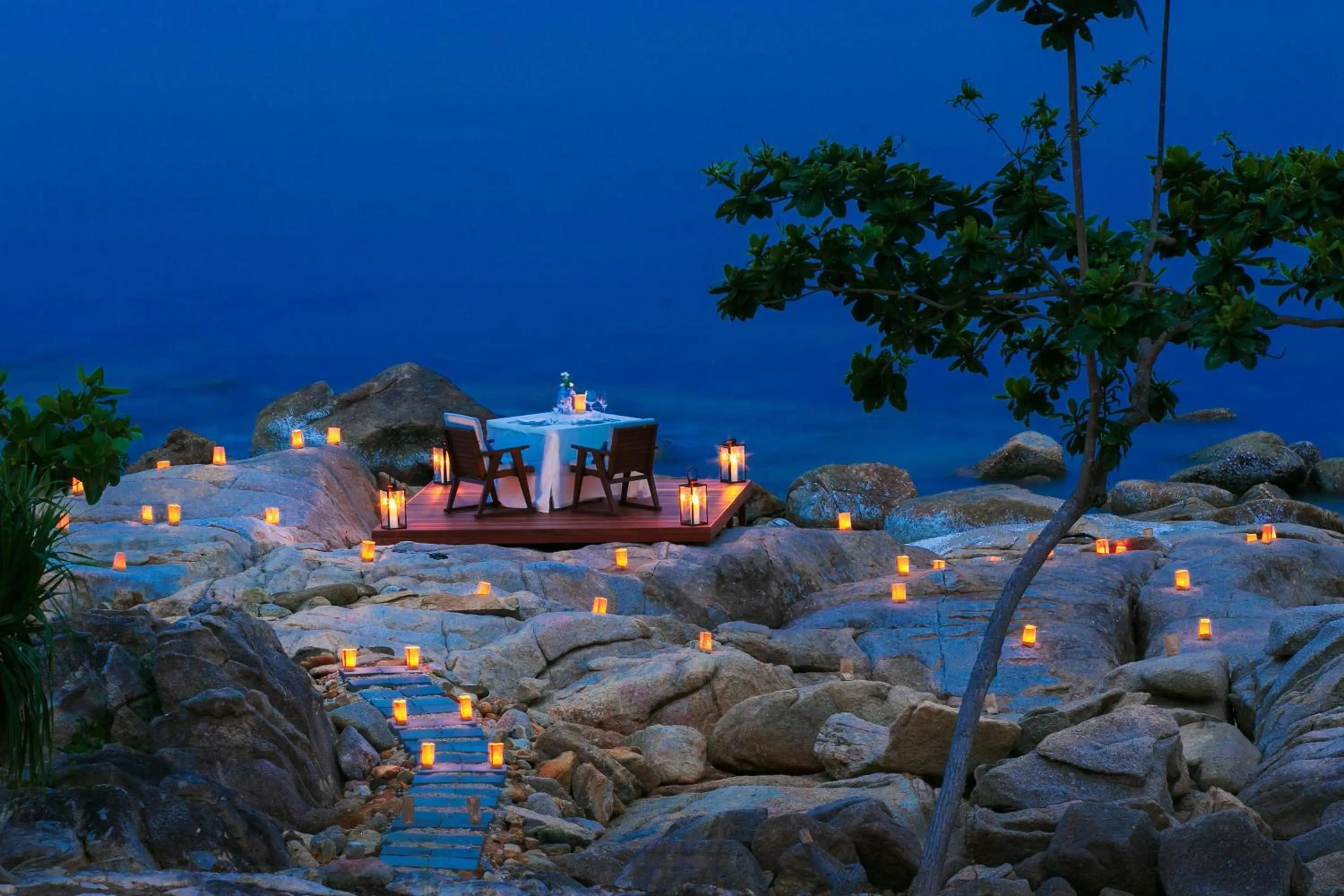 Patio in Hyatt Regency Koh Samui