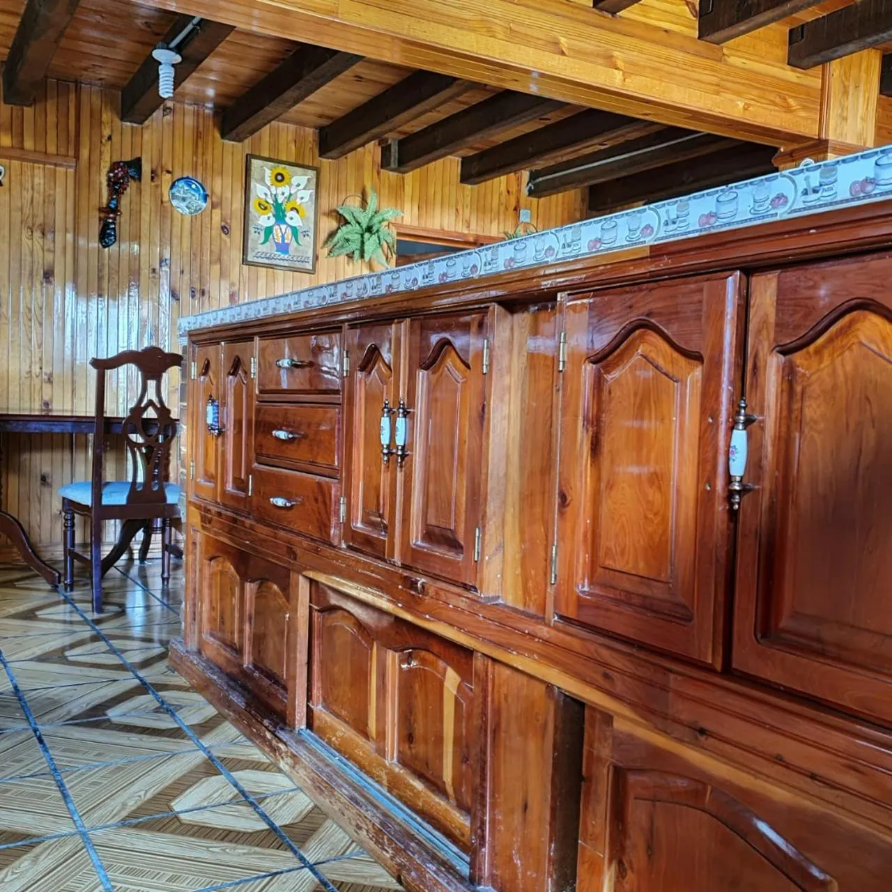 kitchen in Cabañas Morales