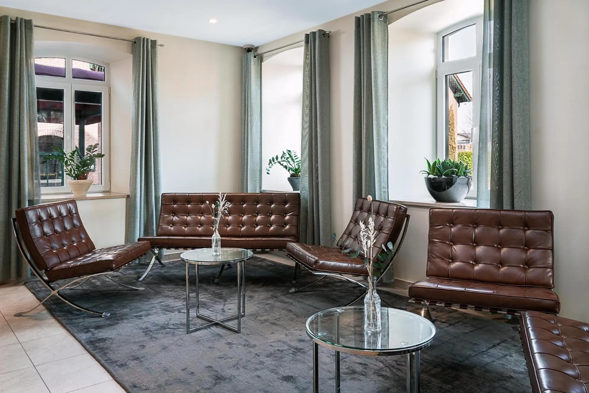 Lobby or reception in ClassicX Landhaus & Hotel - Bed & Breakfast