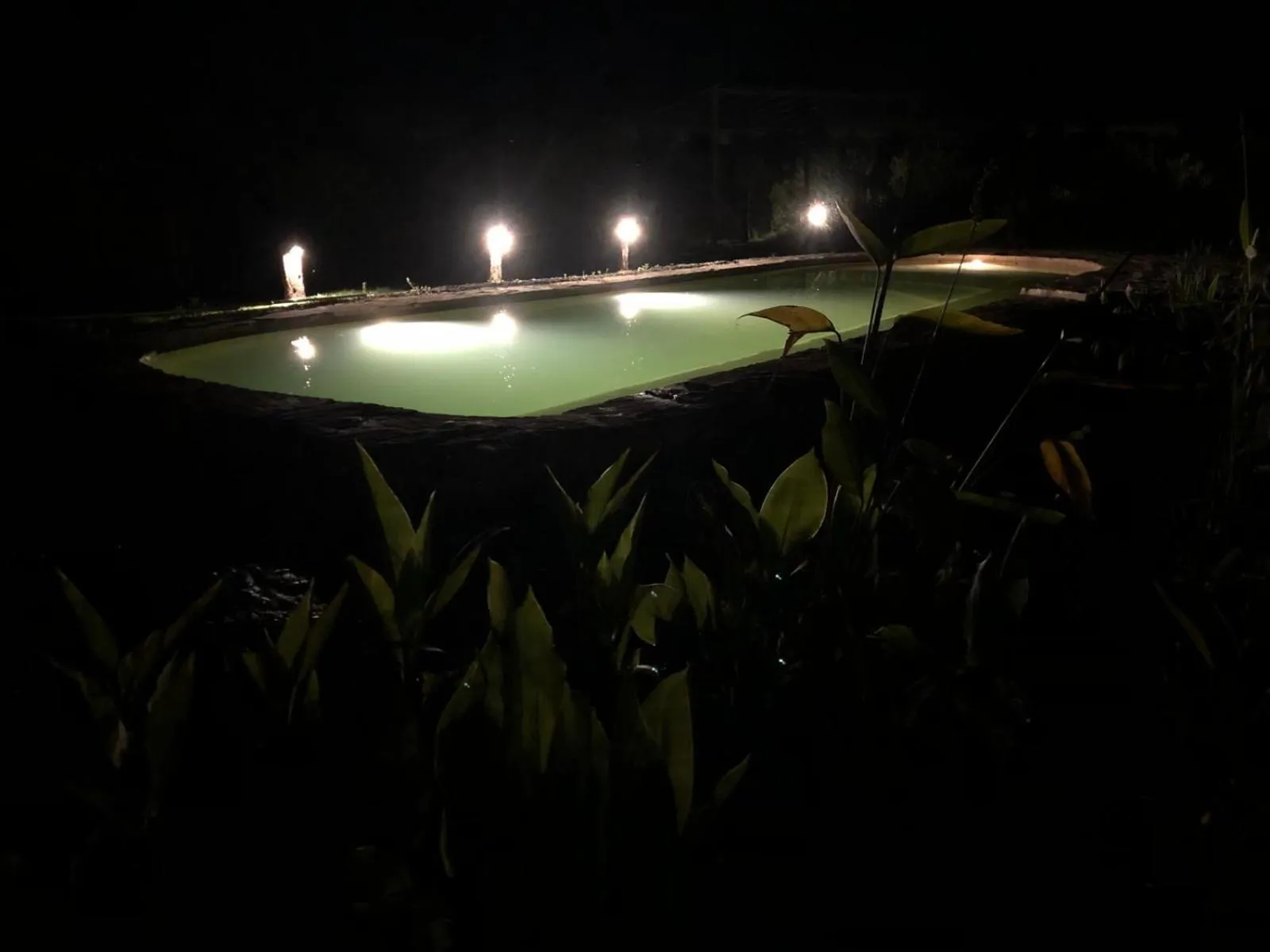 Swimming pool in Caliu Earthship Ecolodge