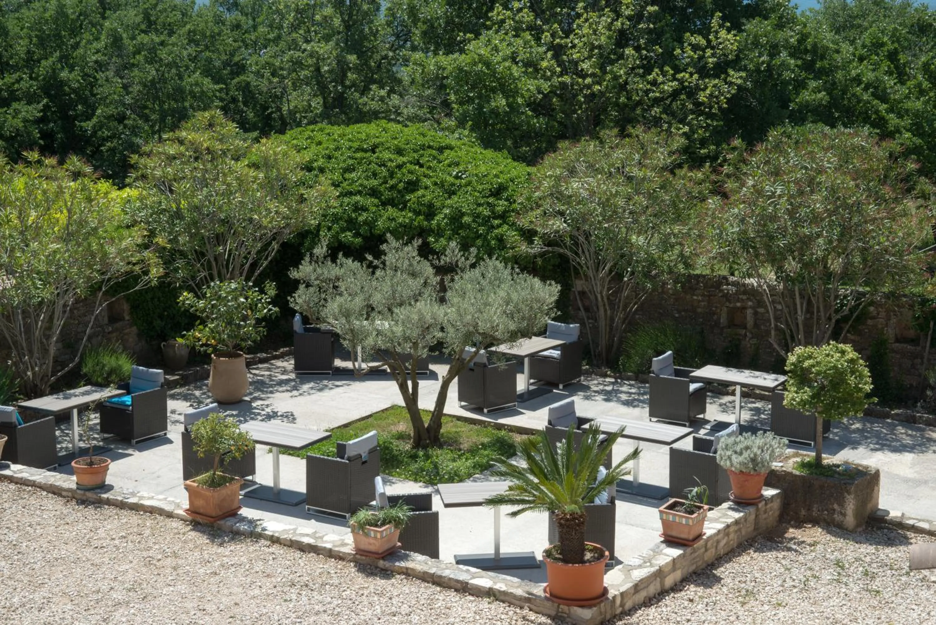 Balcony/Terrace in Hotel Le Mas de Rivet