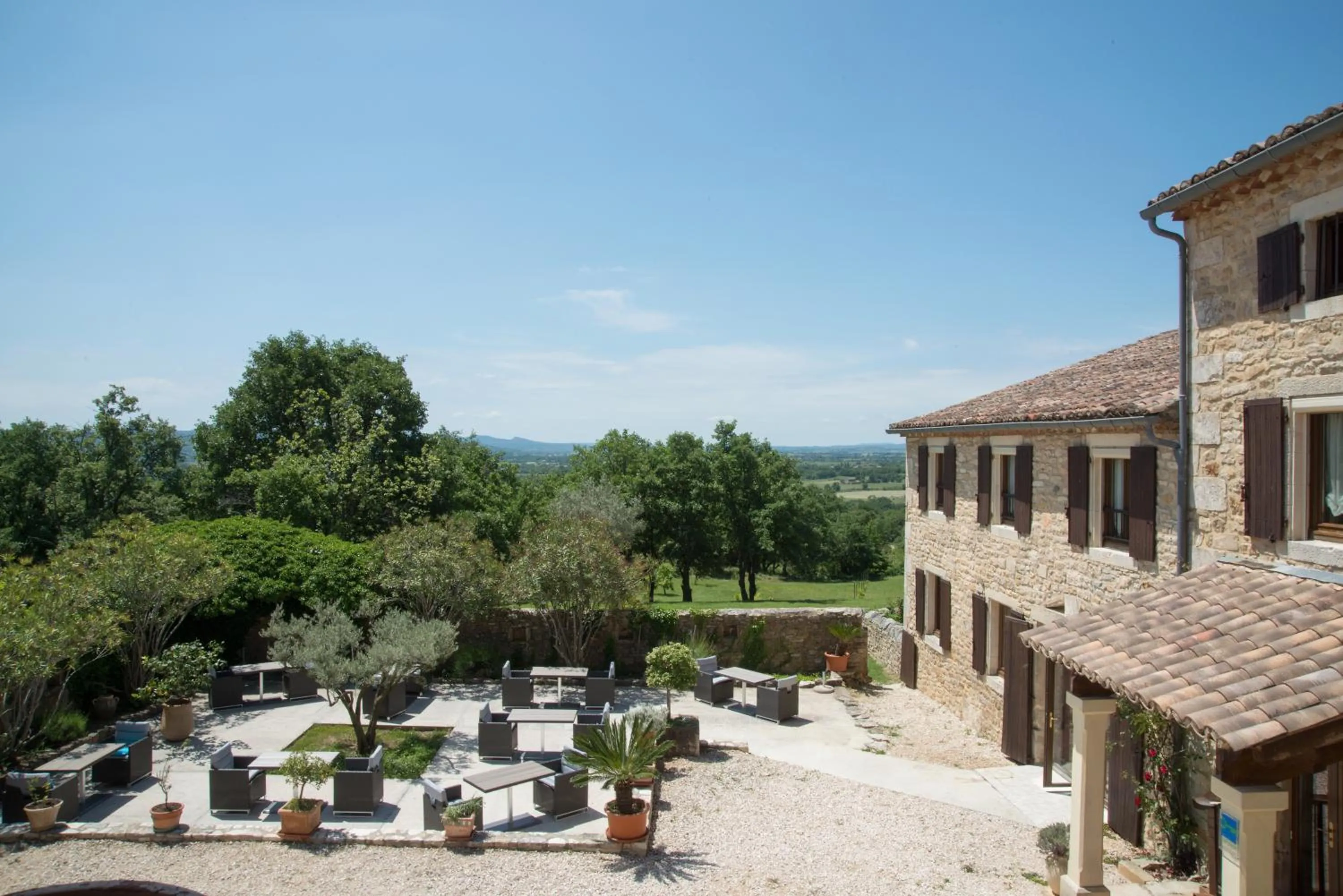 Balcony/Terrace in Hotel Le Mas de Rivet