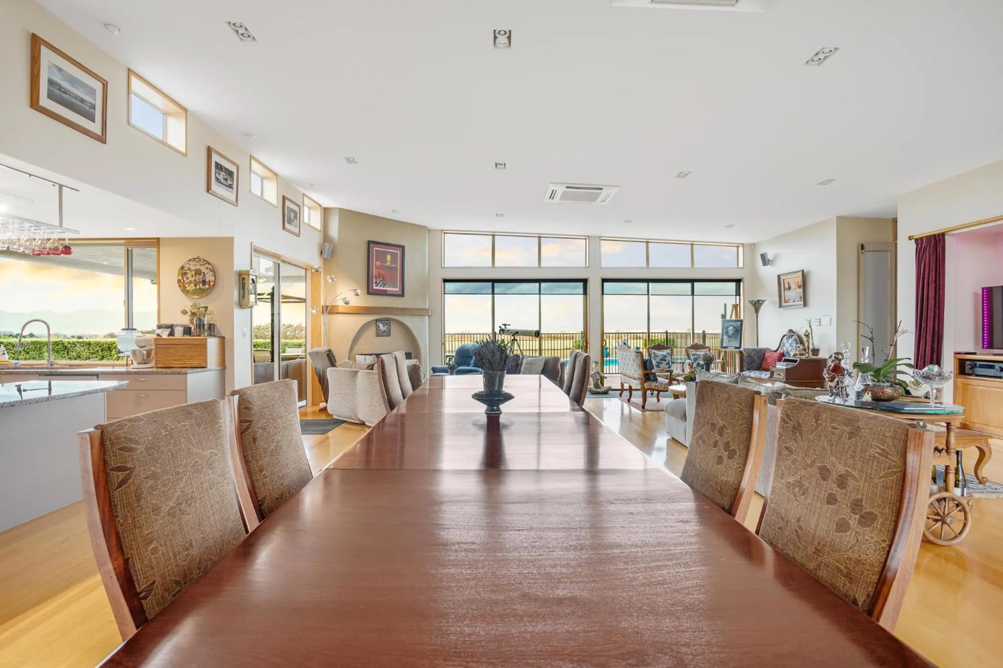 Dining area in Mountainview Villa