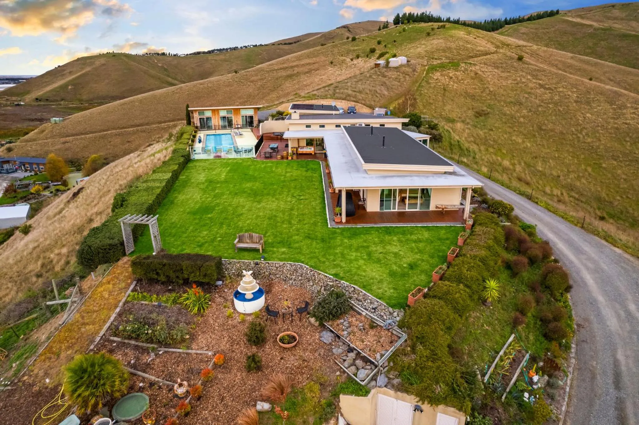 Garden view in Mountainview Villa