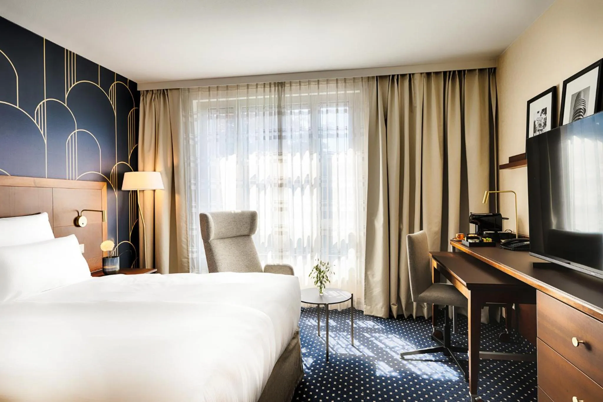 Bedroom, Bed in Welcome Parkhotel Bochum