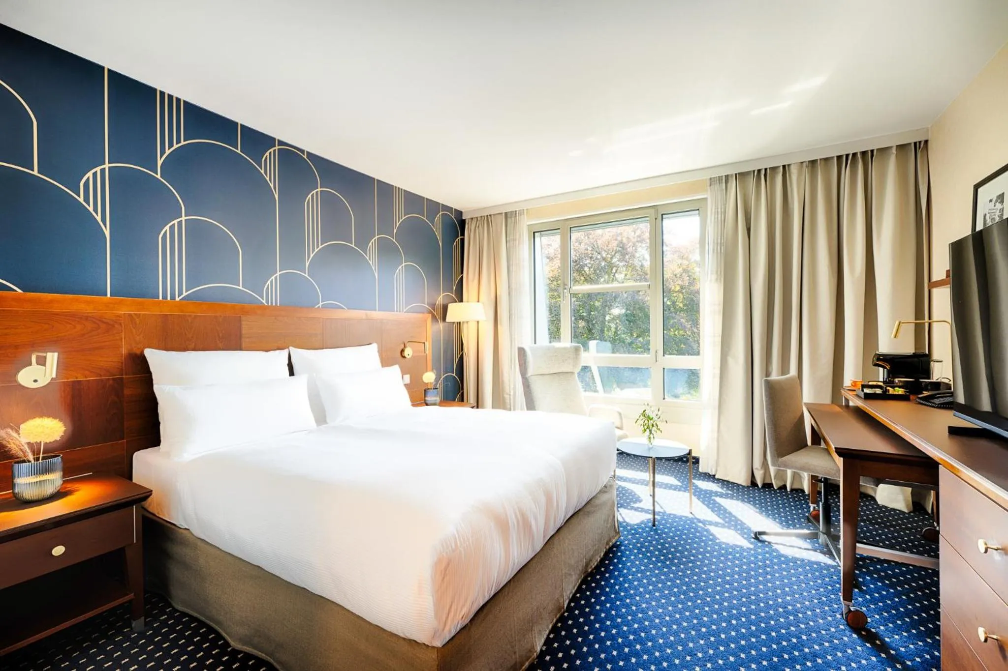 Bedroom, Bed in Welcome Parkhotel Bochum