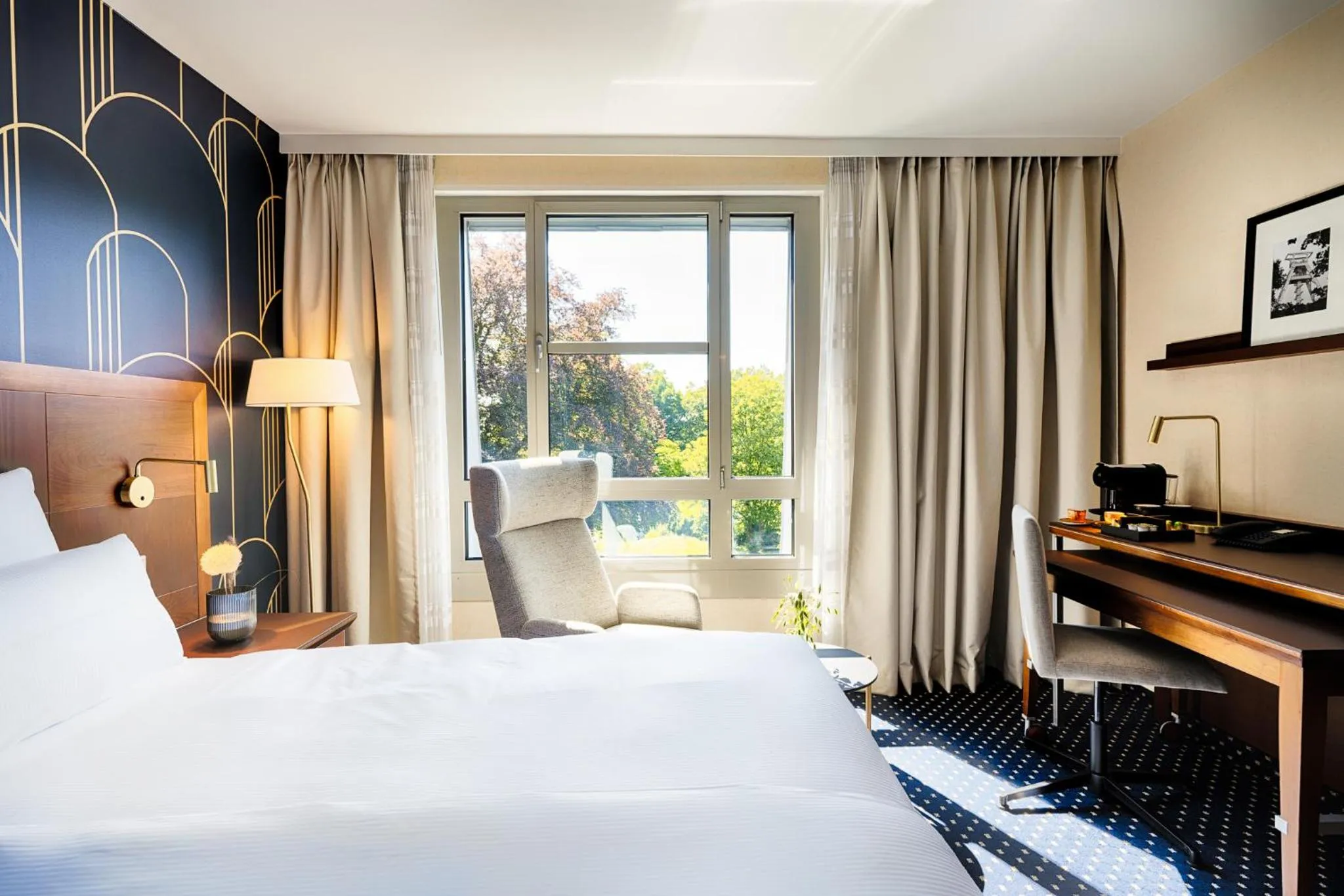 Bedroom, Bed in Welcome Parkhotel Bochum