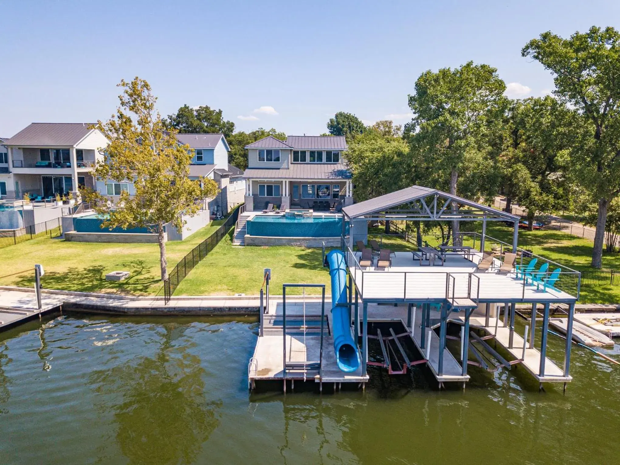 Luxury Lake LBJ House with Heated Swimming Pool and Spill Over Hot Tub and 2 Boat Slips Luxury Lake LBJ House with Heated Swimming Pool and Spill Over Hot Tub and 2 Boat Slips