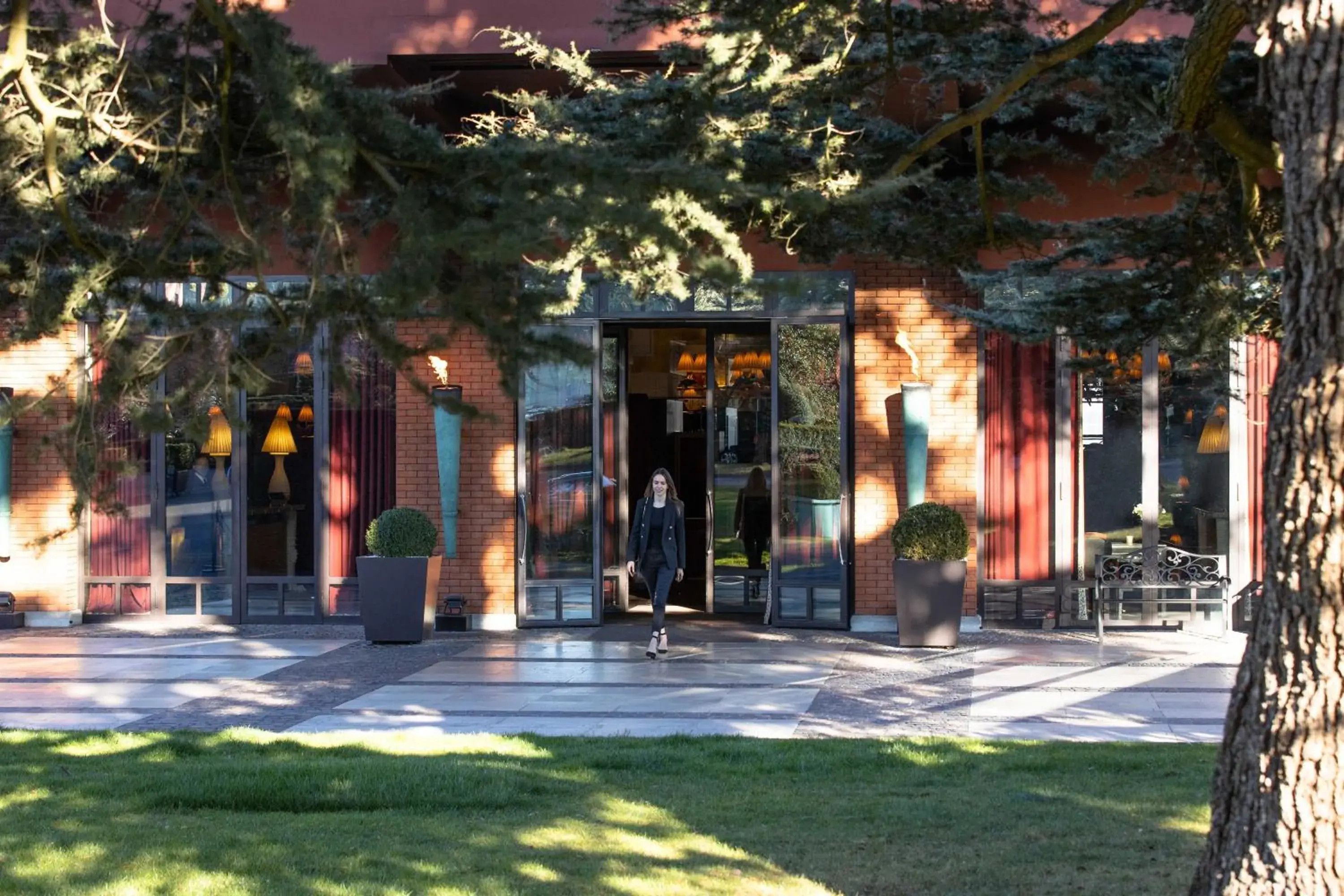 Facade/entrance in La Réserve Genève Hotel & Spa Facade/entrance in La Réserve Genève Hotel & Spa