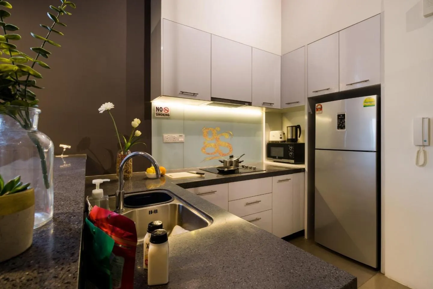 Kitchen or kitchenette in EST Bangsar KL Sentral by Greater Stay