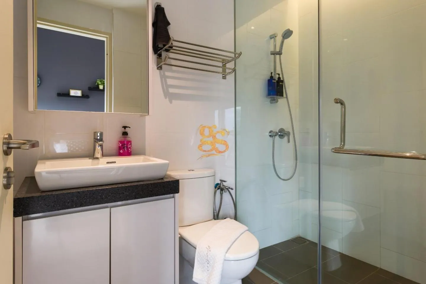 Bathroom in EST Bangsar KL Sentral by Greater Stay
