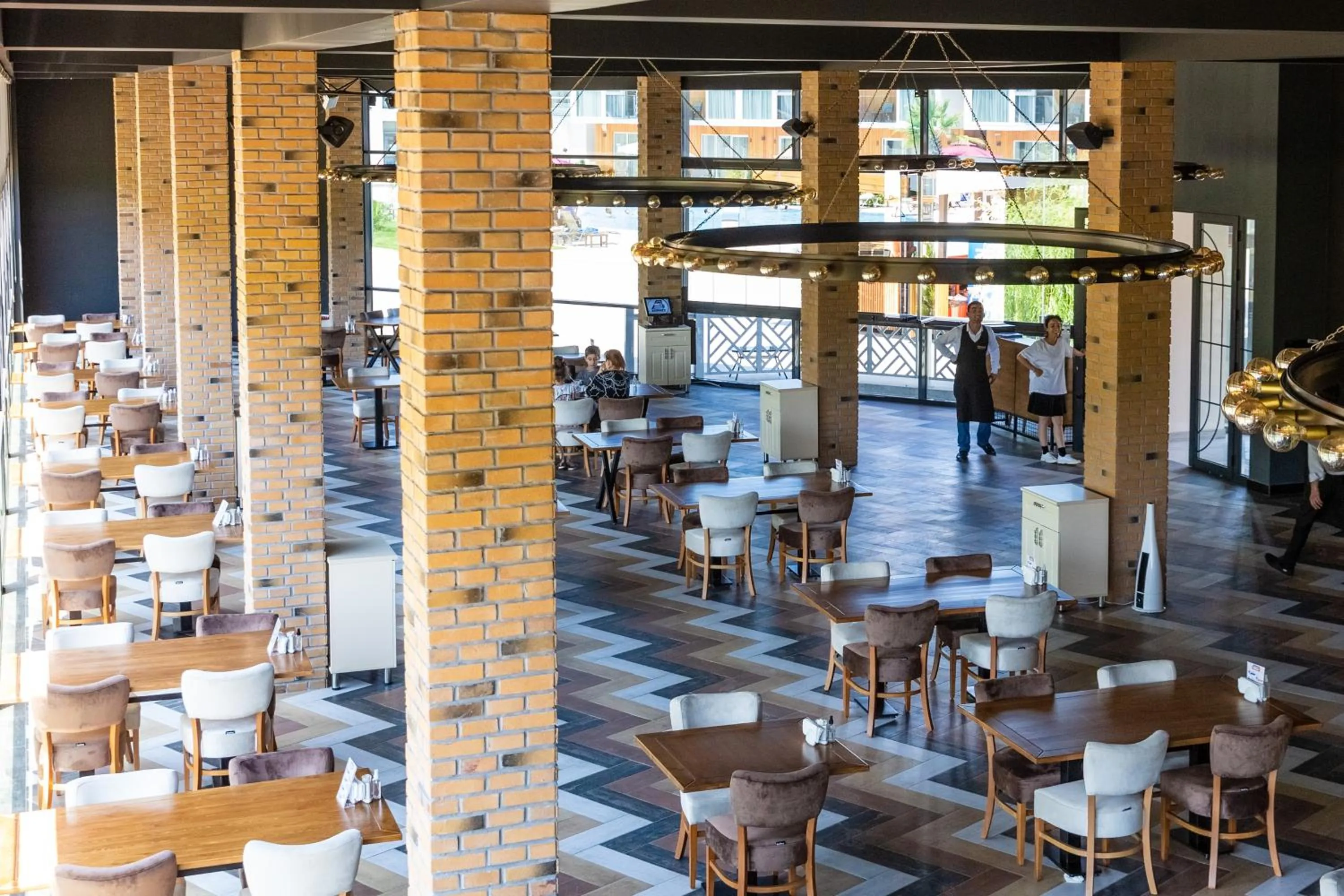 Staff in Riva Hill Resort Lankaran