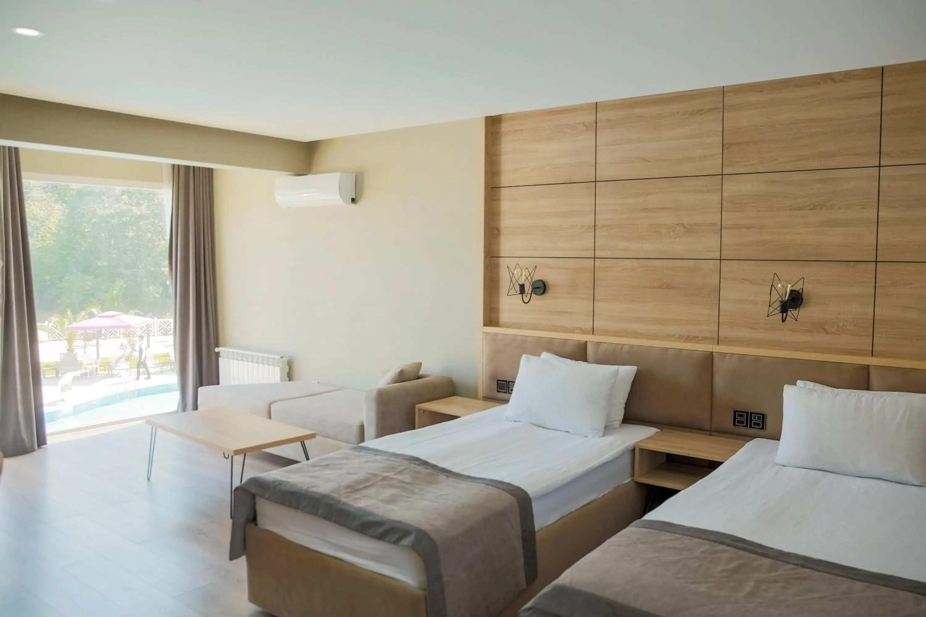 Bed in Riva Hill Resort Lankaran