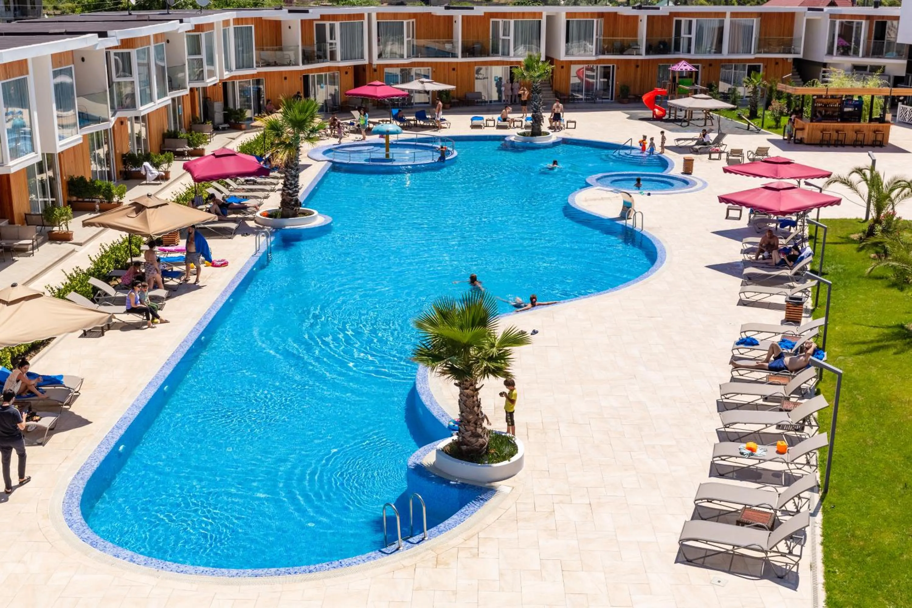 Property building in Riva Hill Resort Lankaran