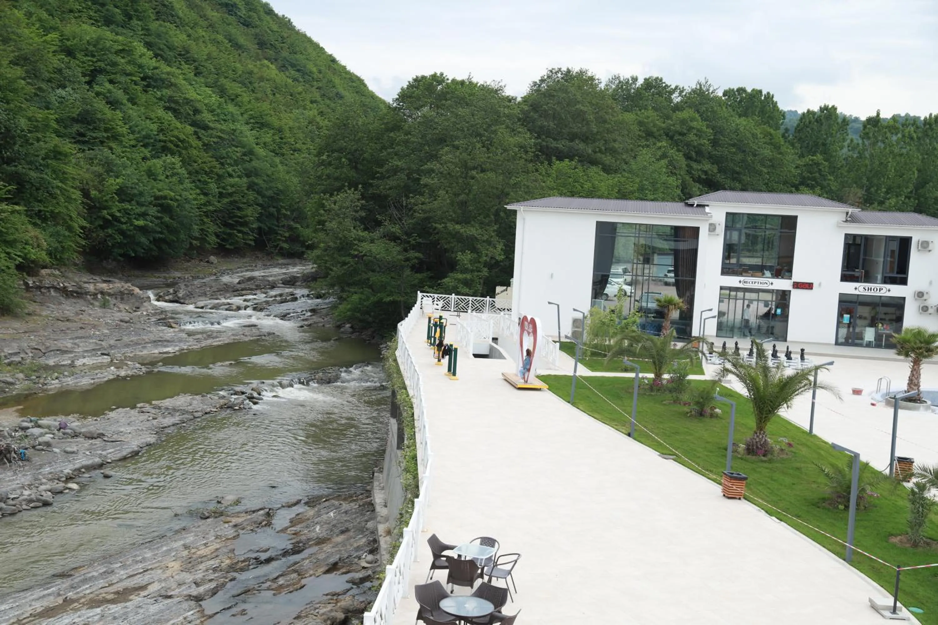 Property building in Riva Hill Resort Lankaran