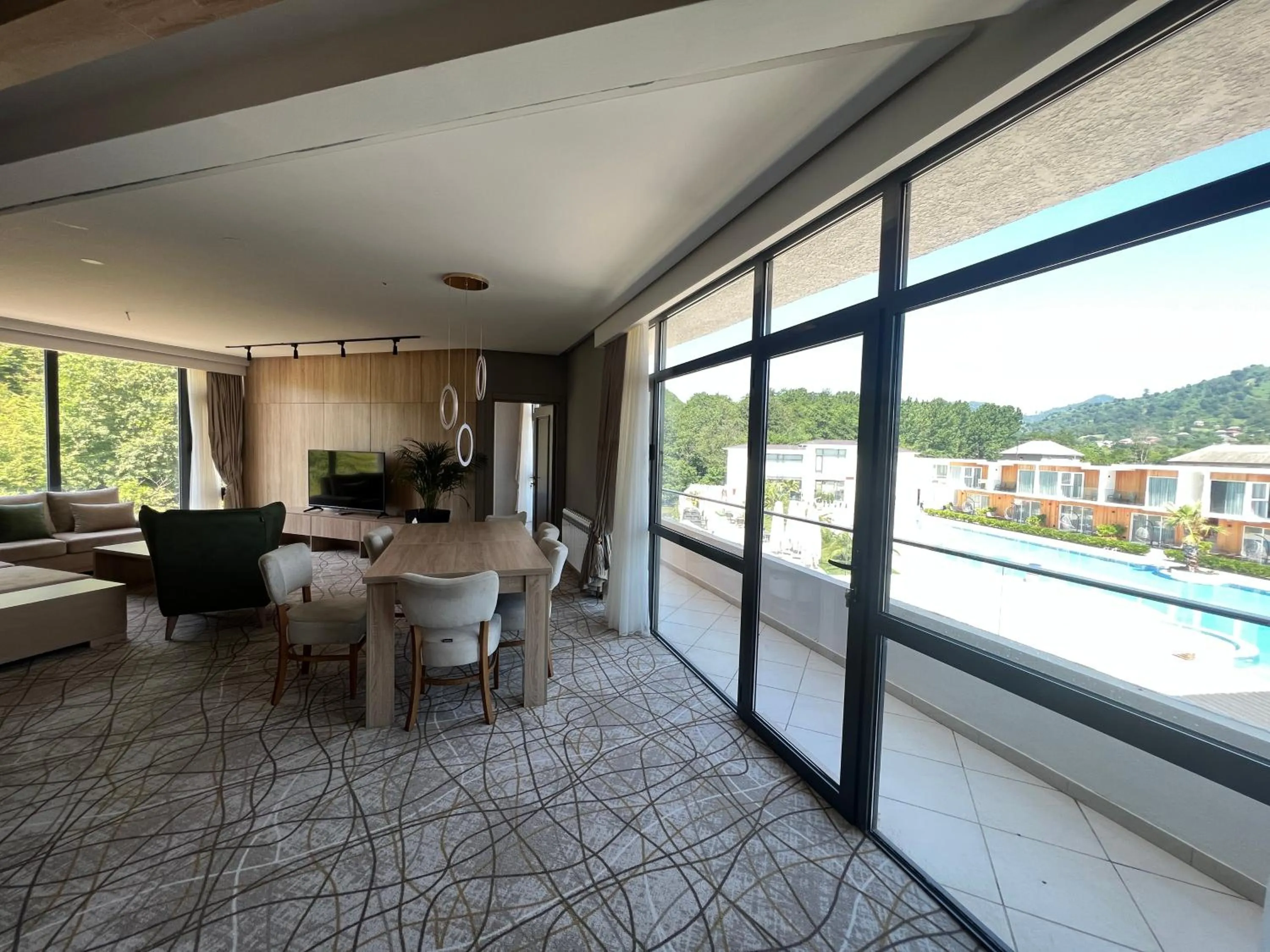 Garden view in Riva Hill Resort Lankaran