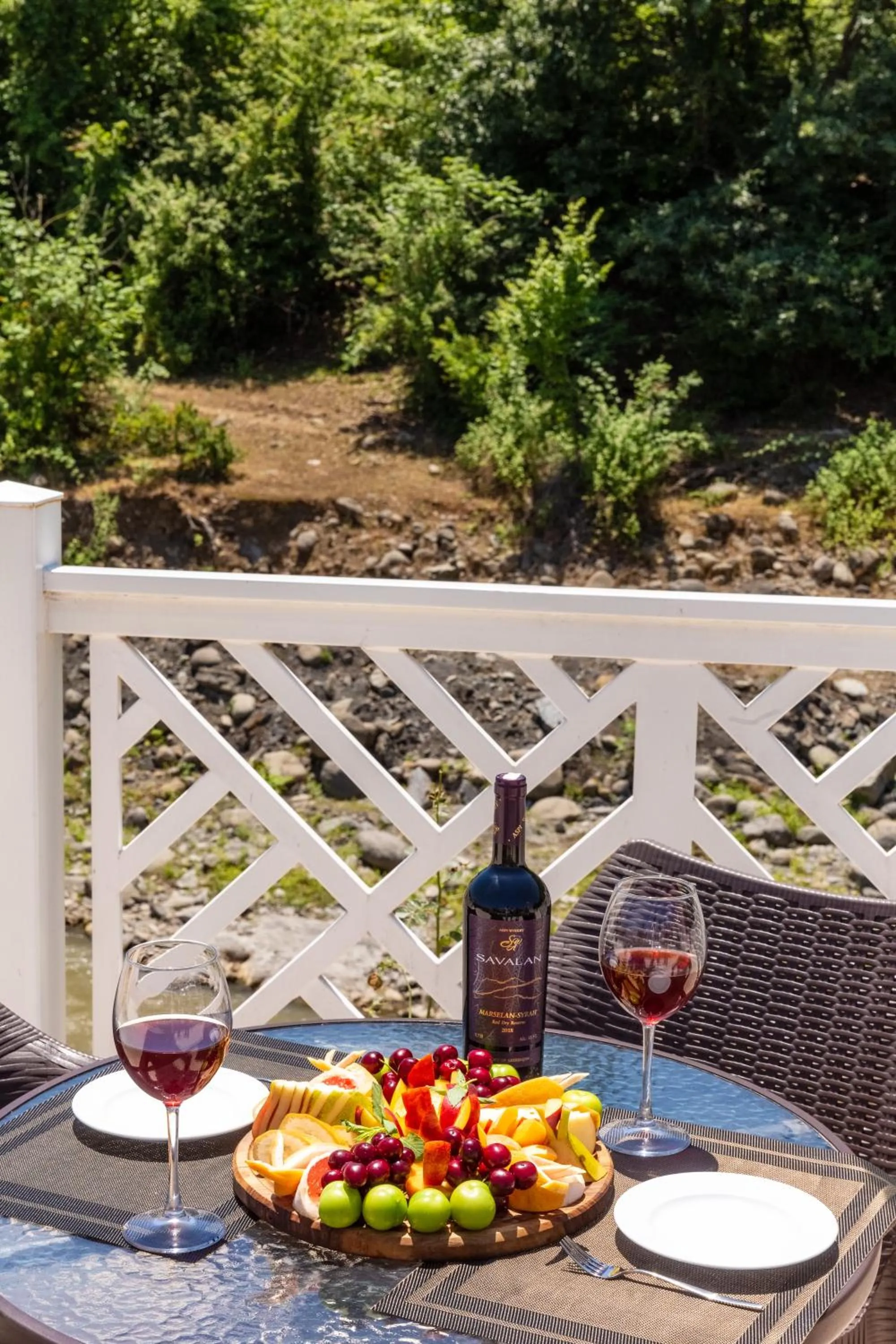 Balcony/Terrace in Riva Hill Resort Lankaran