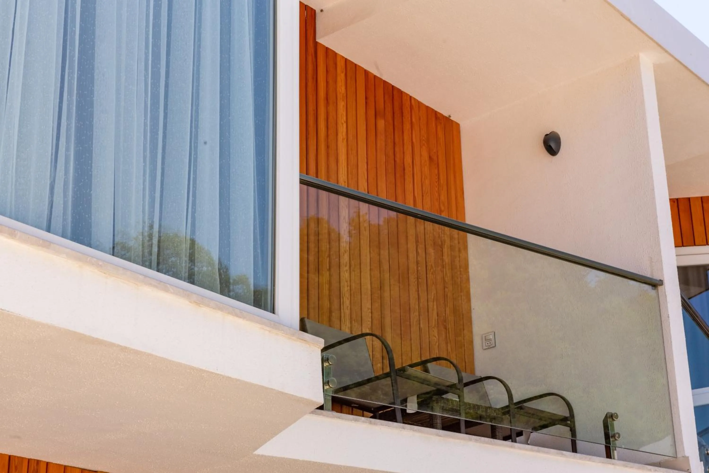 Balcony/Terrace in Riva Hill Resort Lankaran