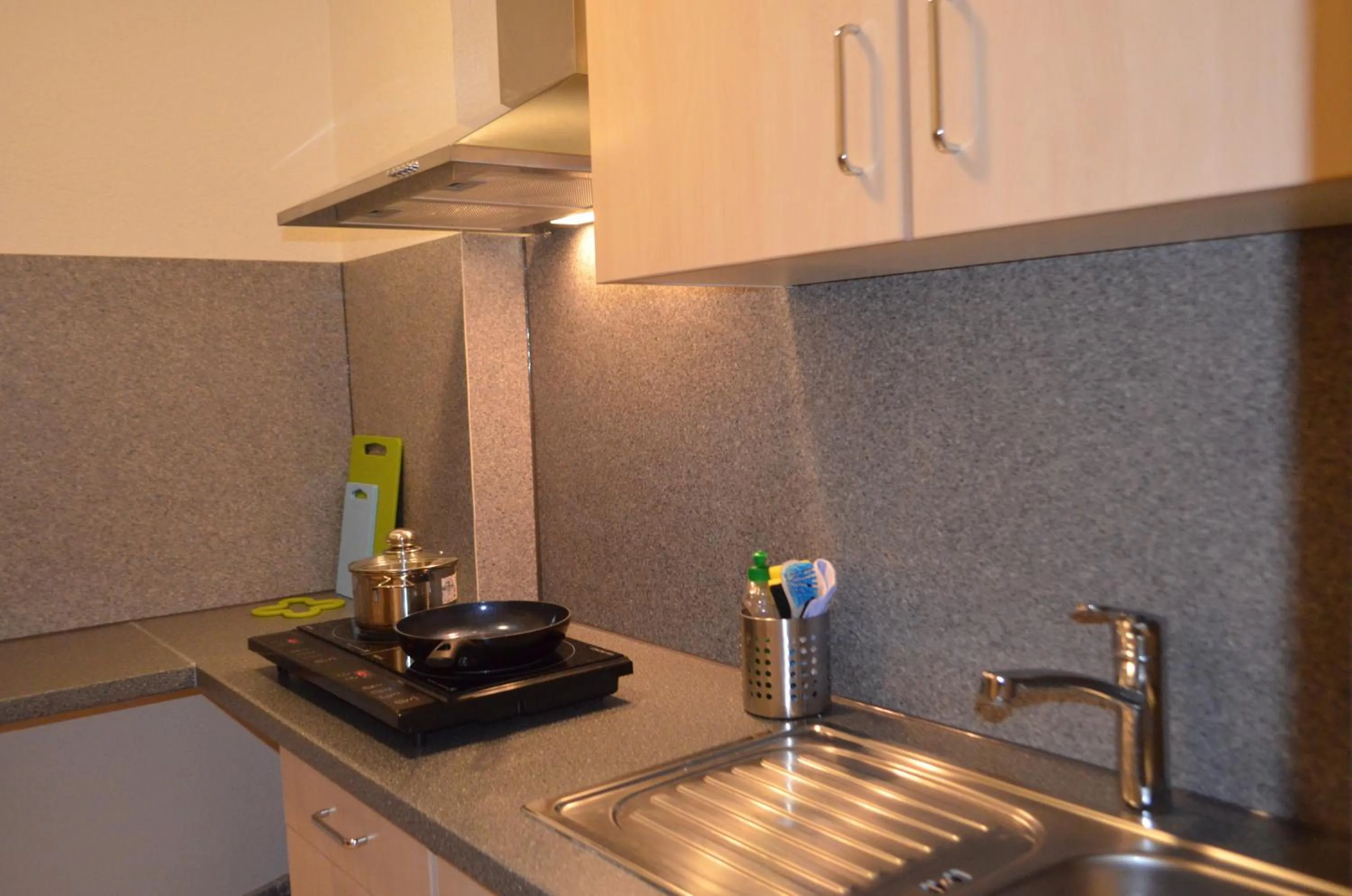 Kitchen or kitchenette in Neu Heidelberg - Guesthouse & Apartments