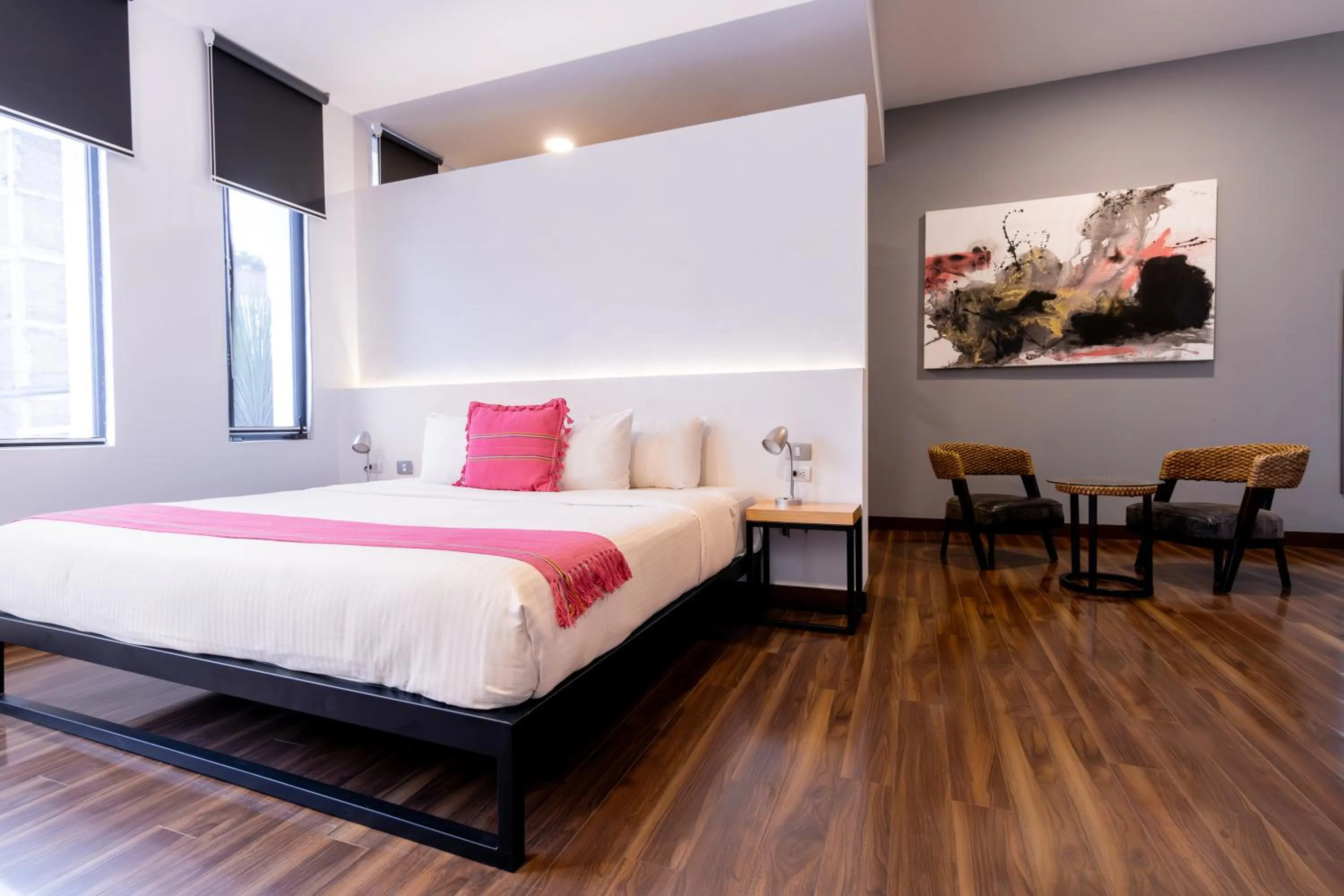 Bed in Urban Puebla by Grupo Amber