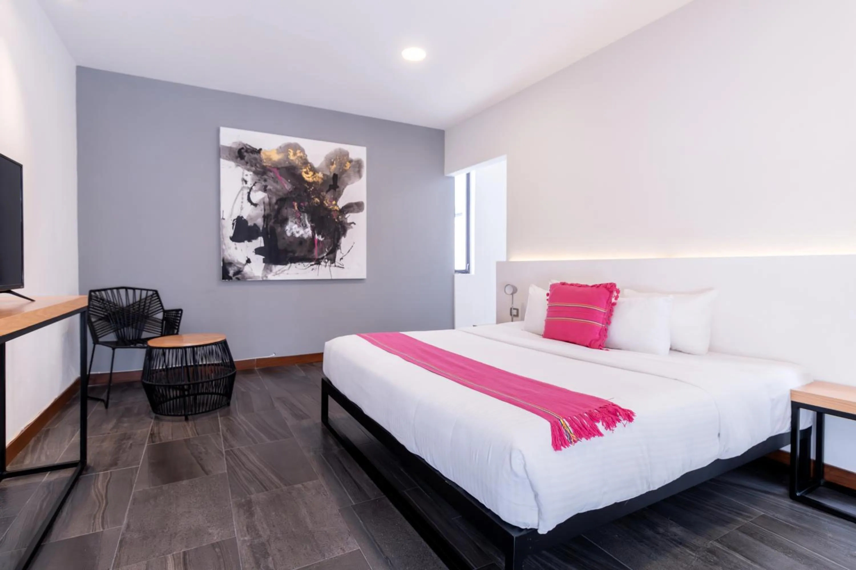 Bed in Urban Puebla by Grupo Amber