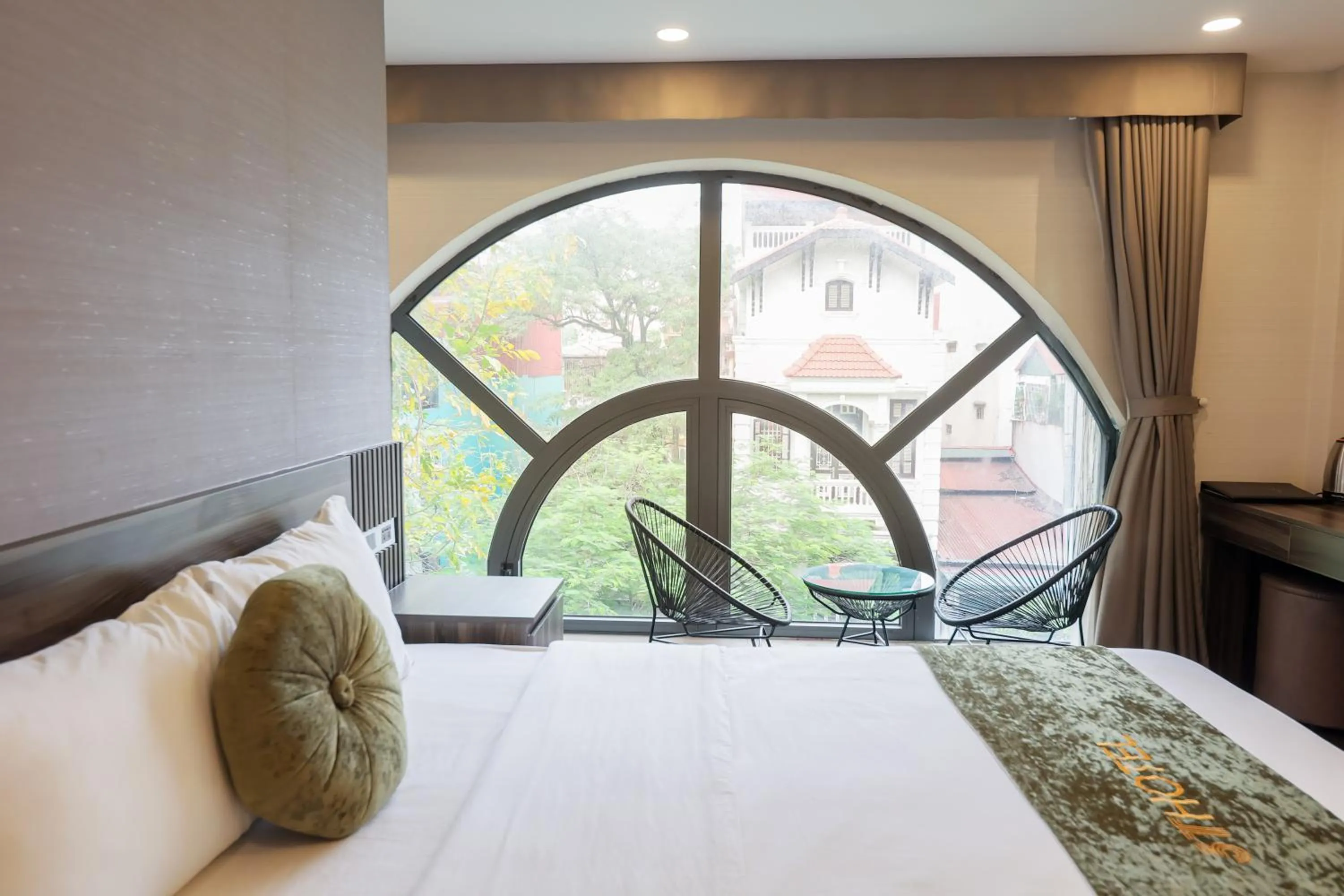 Bed in 3T Hotel Hanoi