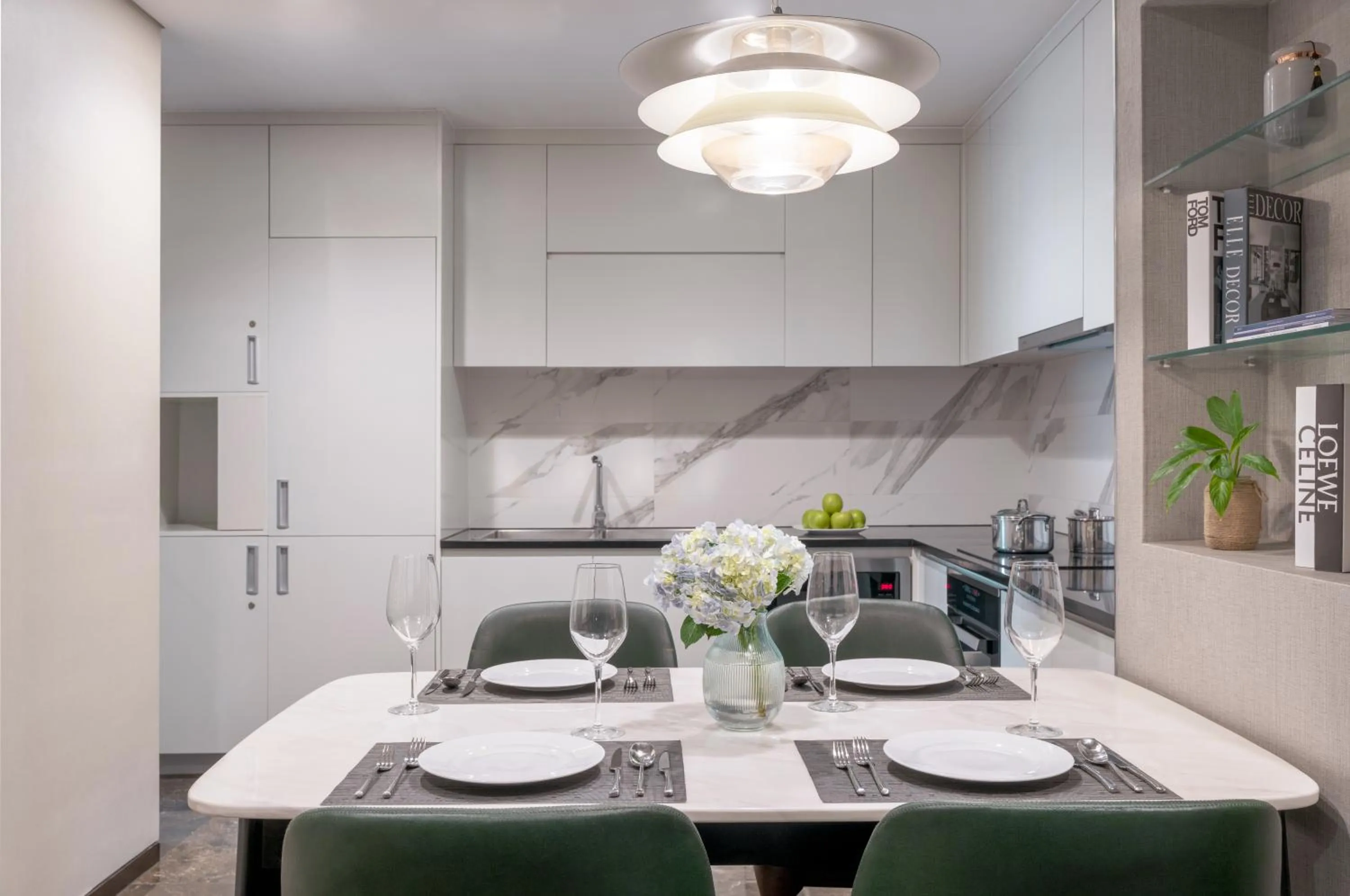 Kitchen or kitchenette in The Five Residences Hanoi