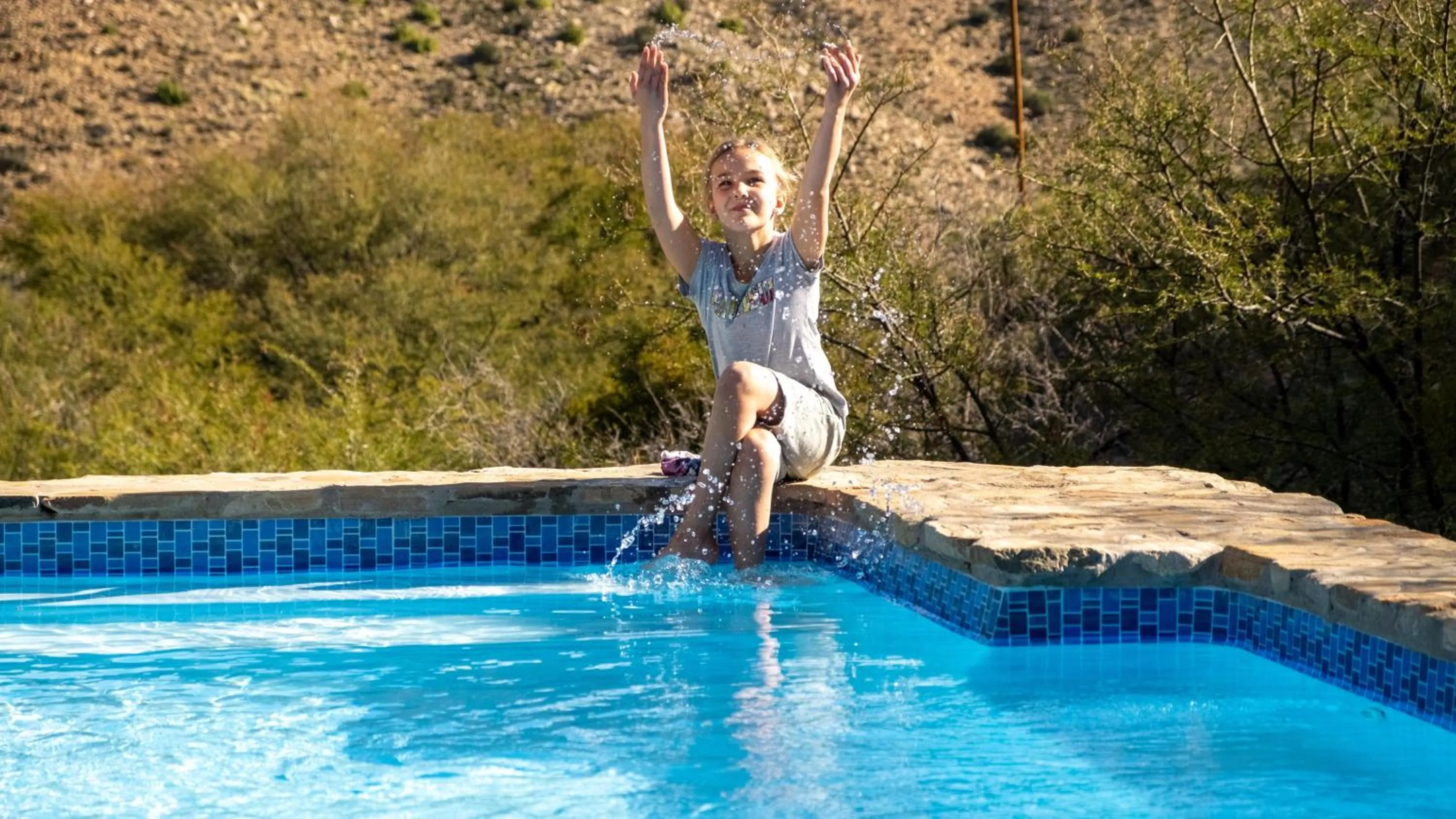 Pool view in Bushman Valley