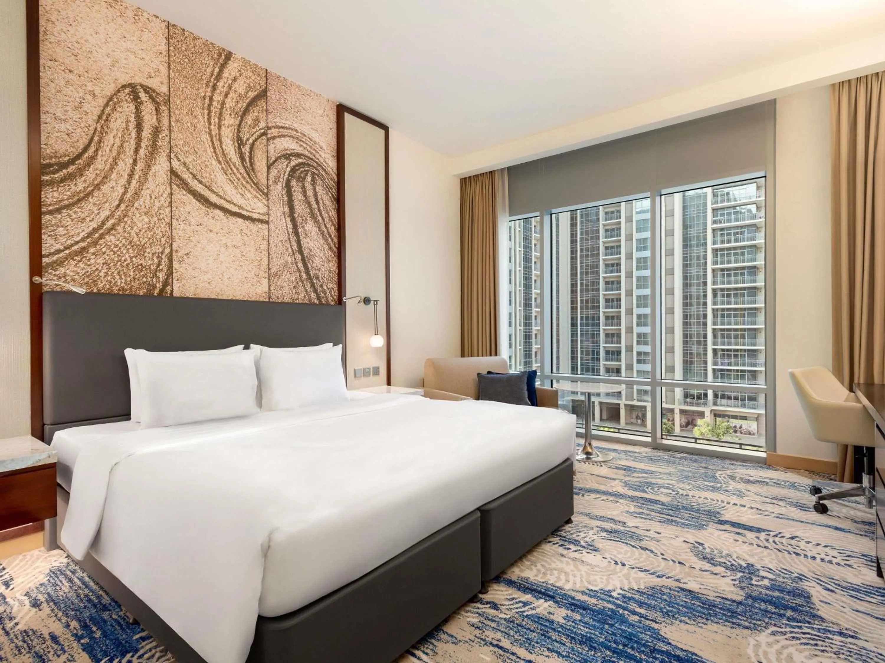 Property building, Bed in Novotel Dubai Gold District