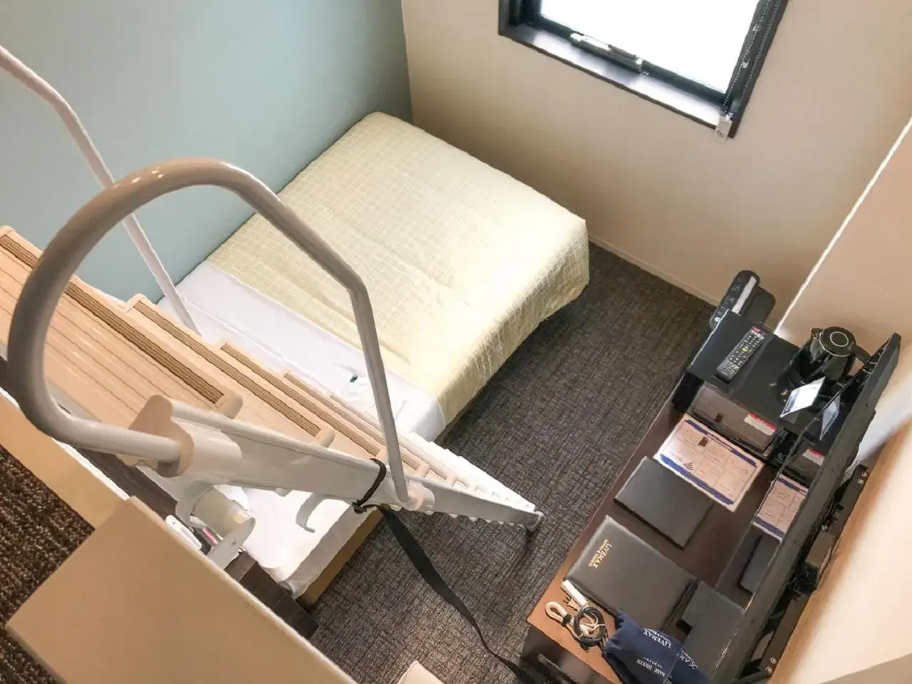 Bed in HOTEL LiVEMAX Hiroshima Funairimachi Riverside Bed in HOTEL LiVEMAX Hiroshima Funairimachi Riverside