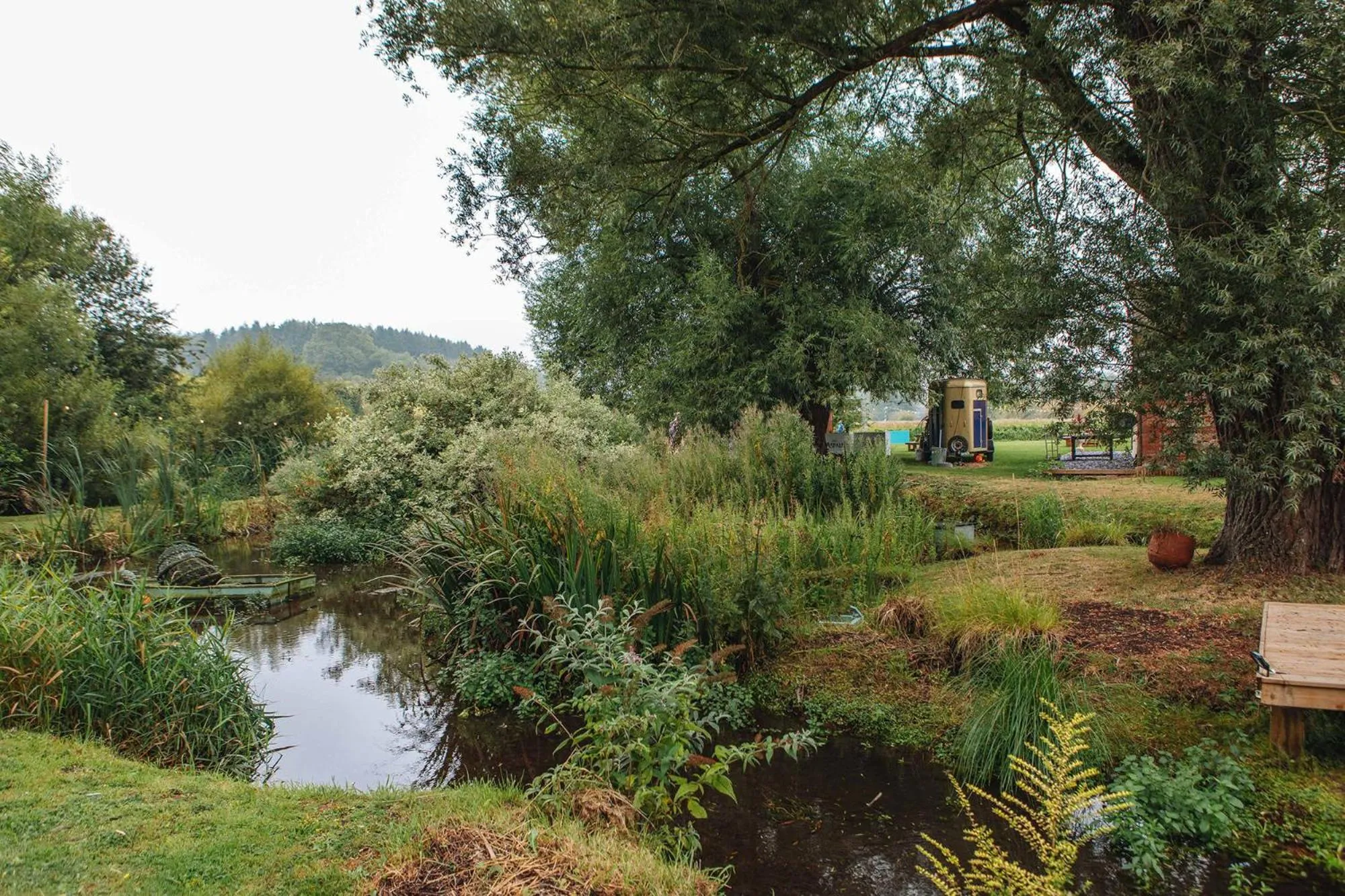 Garden in The Pelican Inn