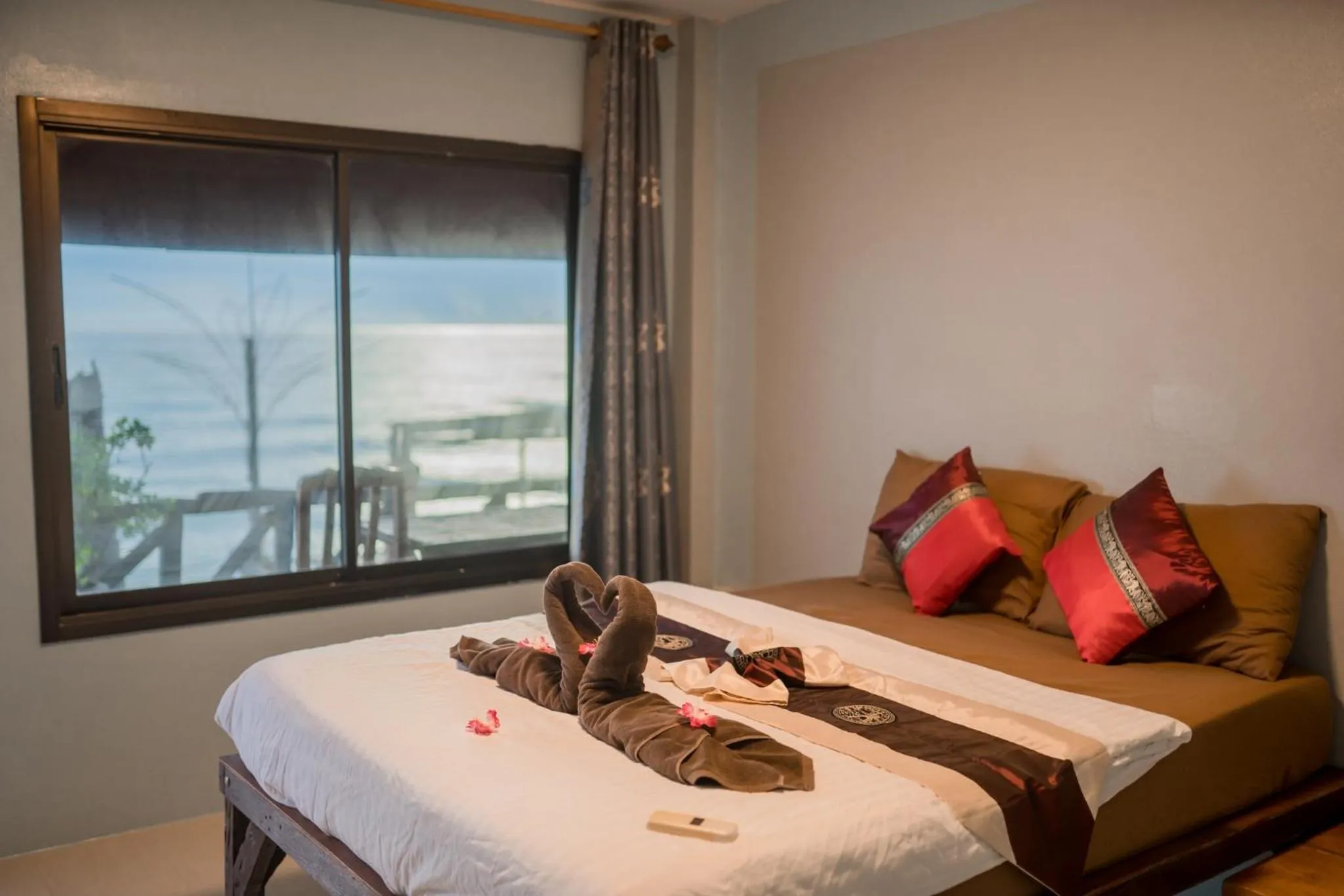 Bed in Rock sand Resort