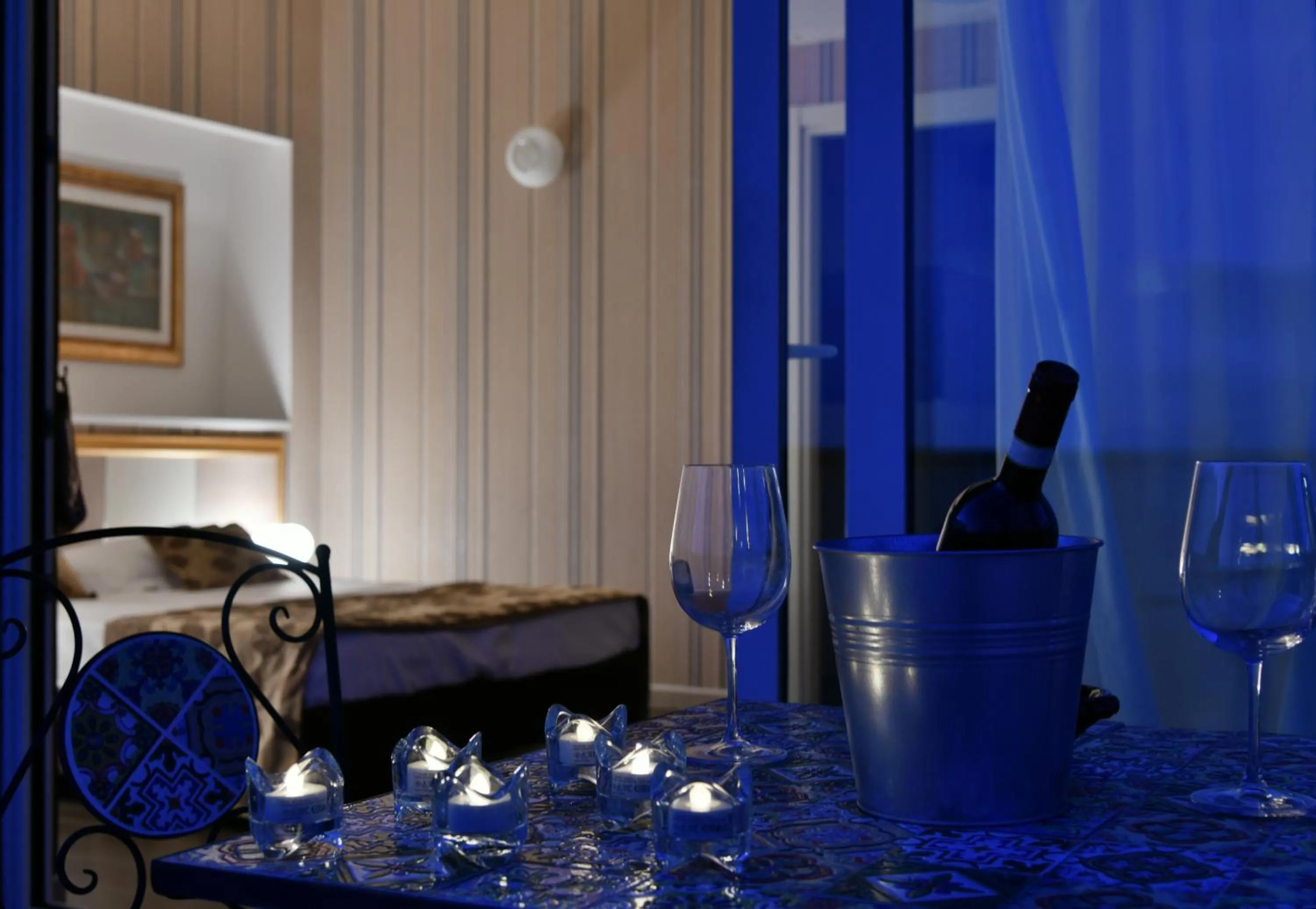 Bed in Hotel Le Chevalier