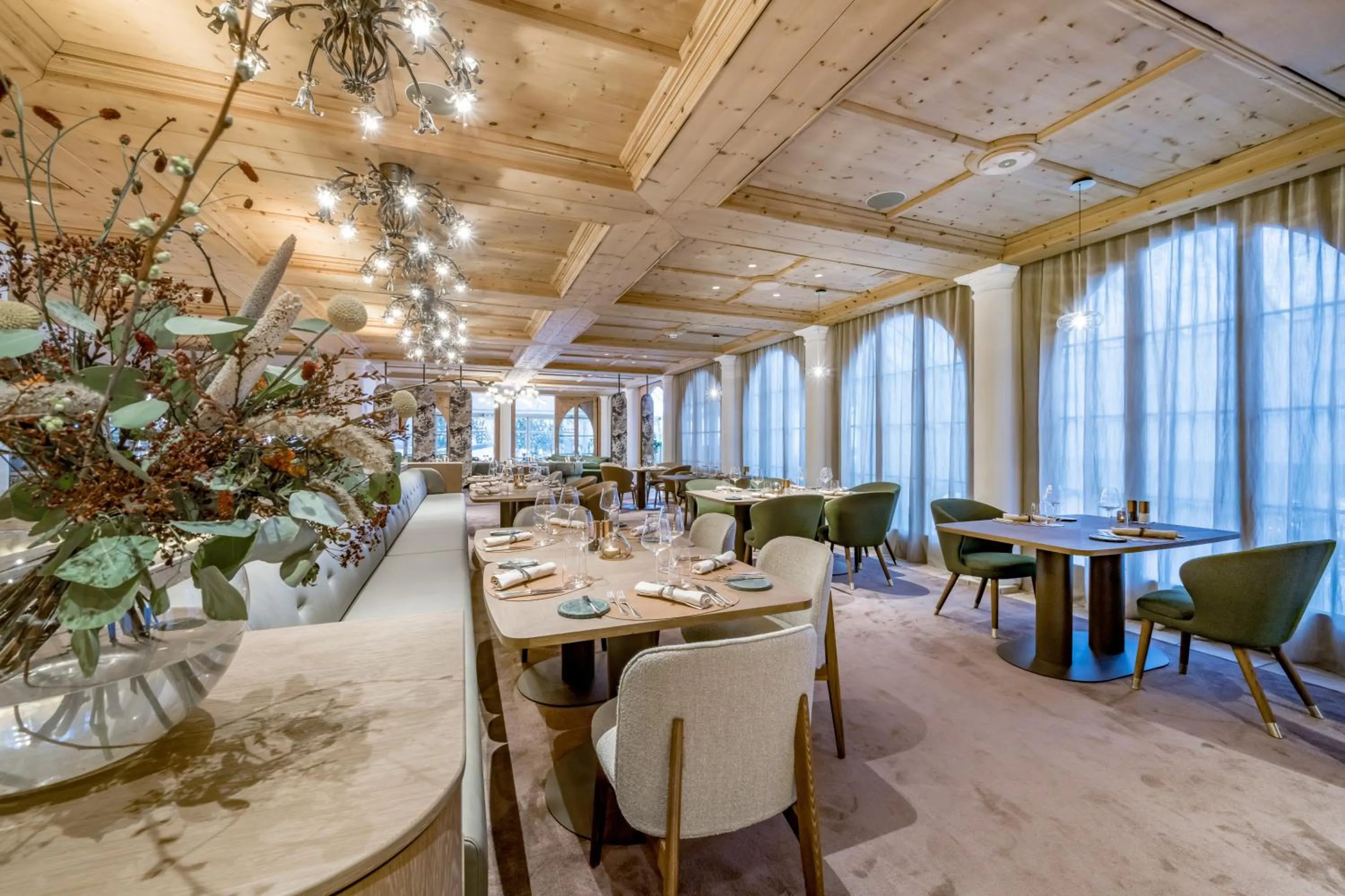 Restaurant/places to eat in Relais & Châteaux Chasa Montana