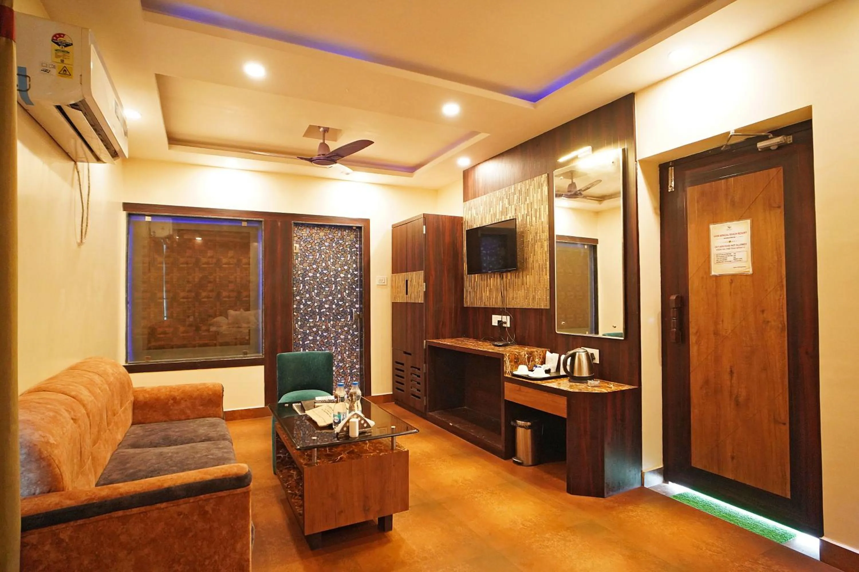 Bed in Sher Bengal Beach Resort